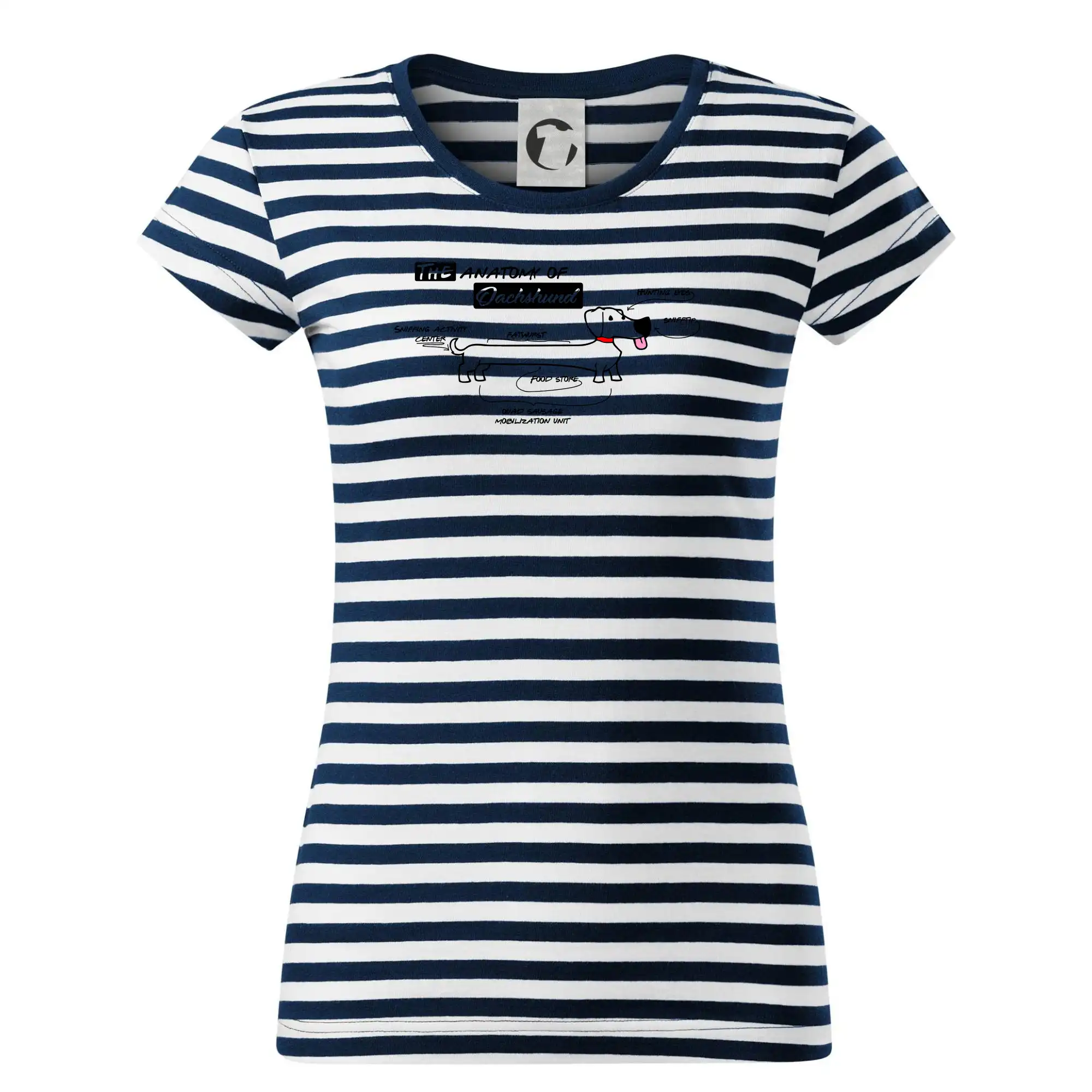 Tričká s motívom jazvečíka - Jazvečík - Anatómia - Tričko na vodu