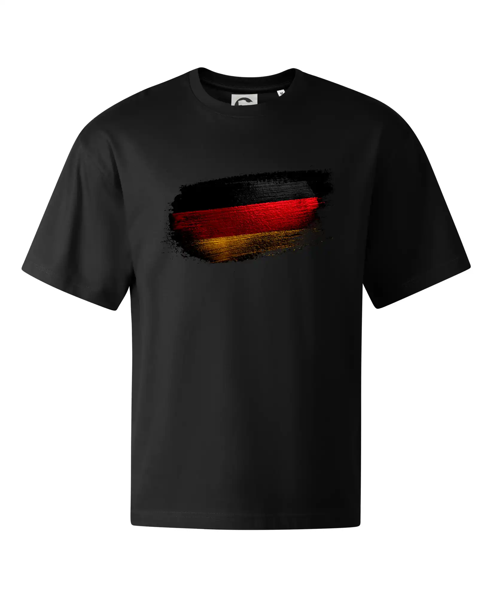 Tričká Nemecko - Nemecká vlajka ohryzaná - Stage unisex - OVERSIZE