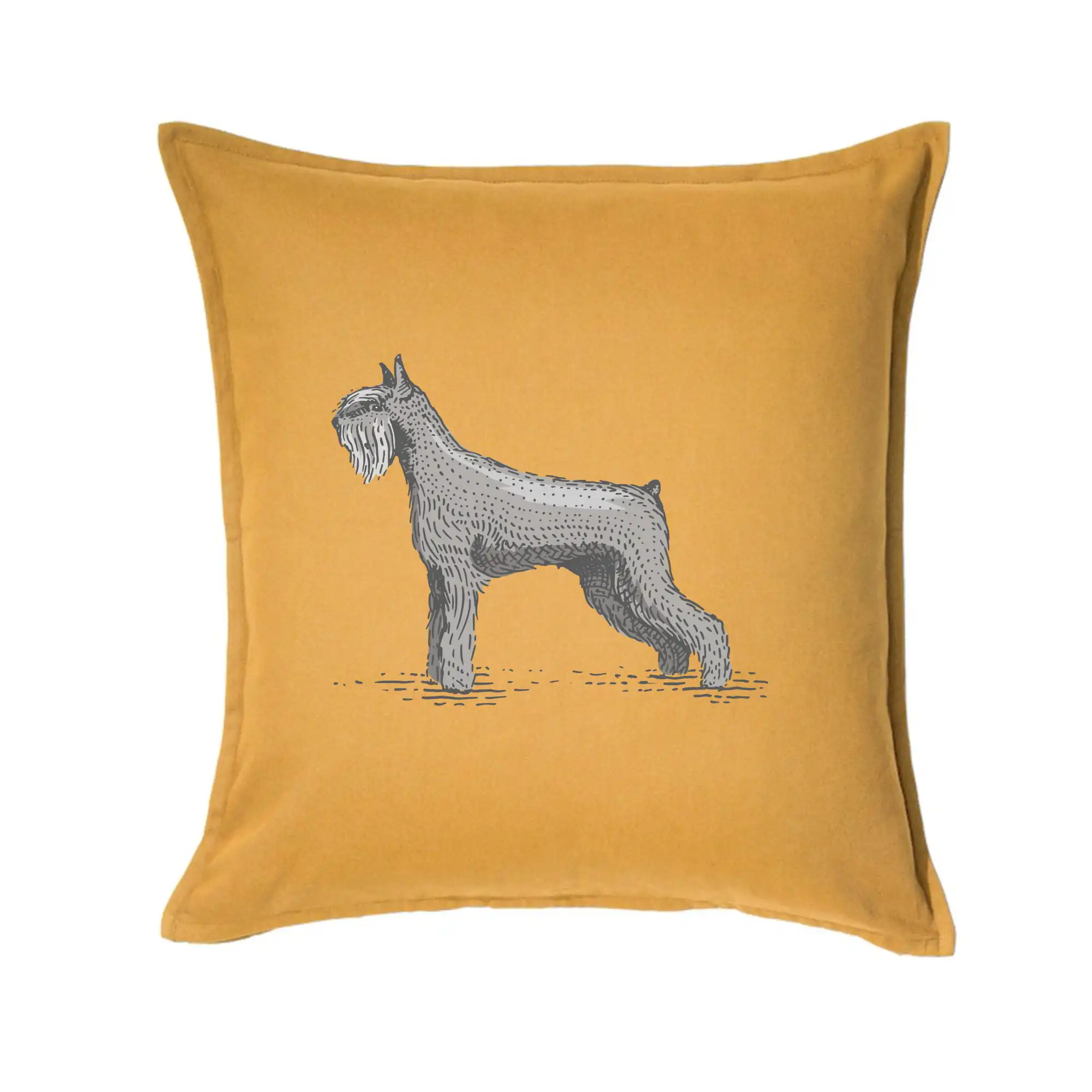 Ostatné psie plemená - Vintage Schnauger - Vankúš 50x50