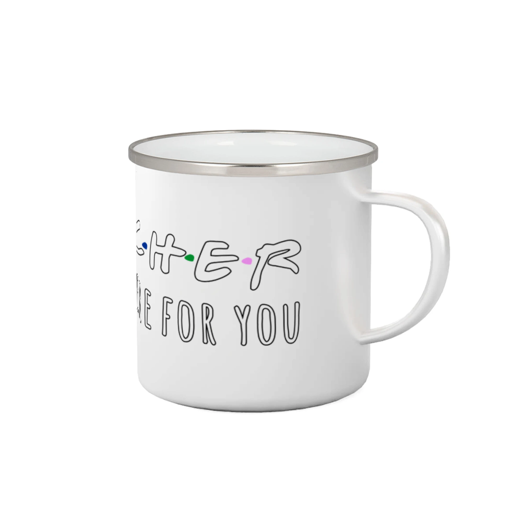 Seriálové tričká - Teacher i'll be there for you - Plecháčik