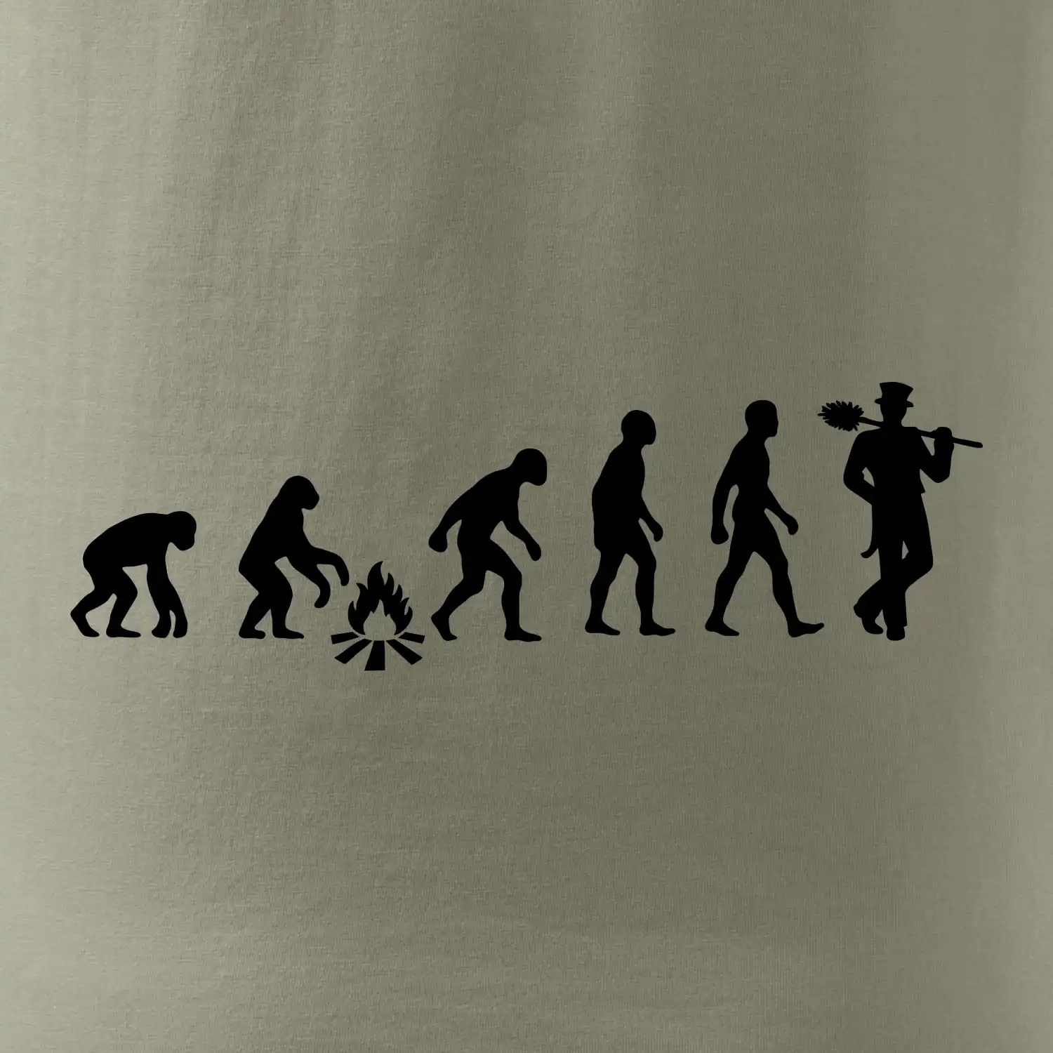 Evoluce kominík v klobouku