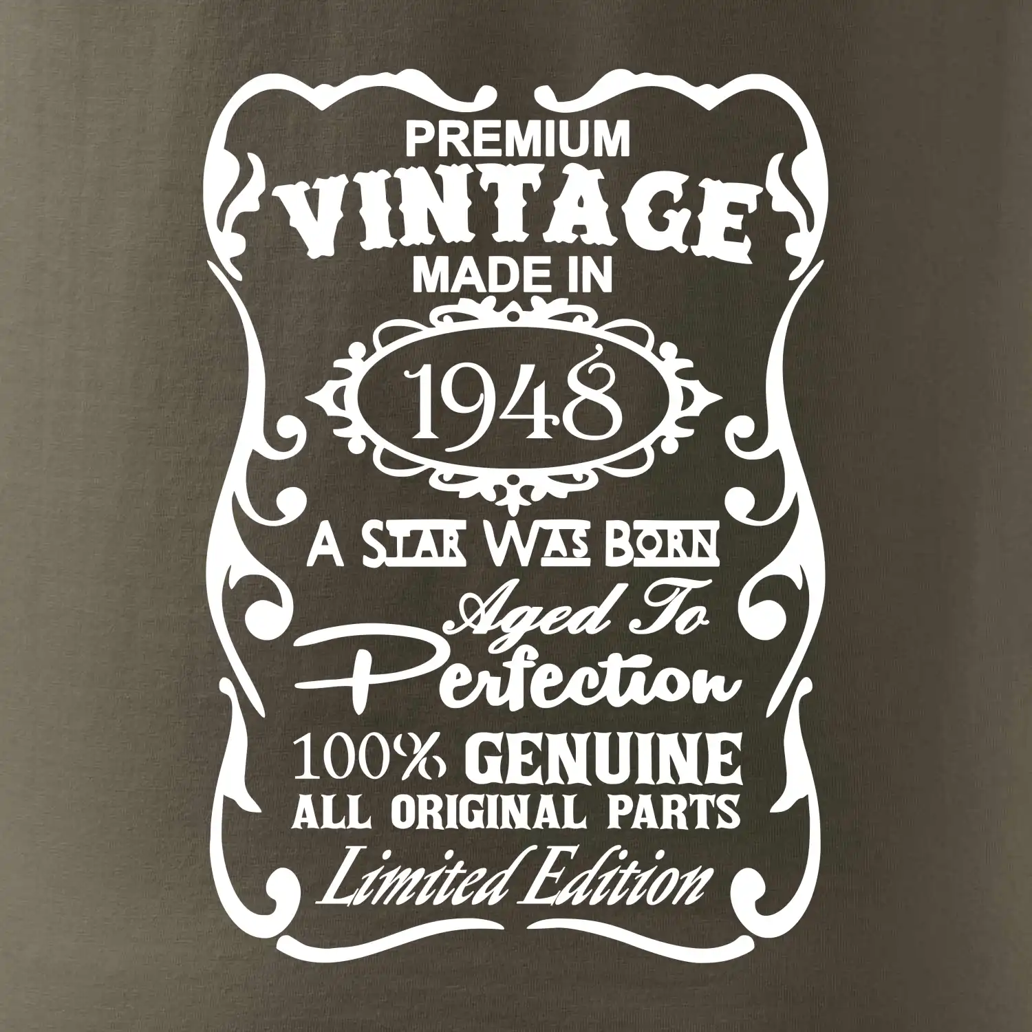 Vintage Etiketa - 1948