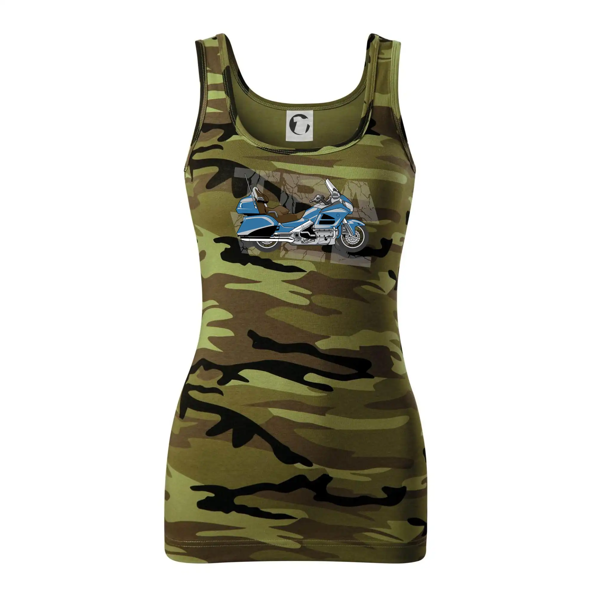 Cestovní motorka Amerika modrá