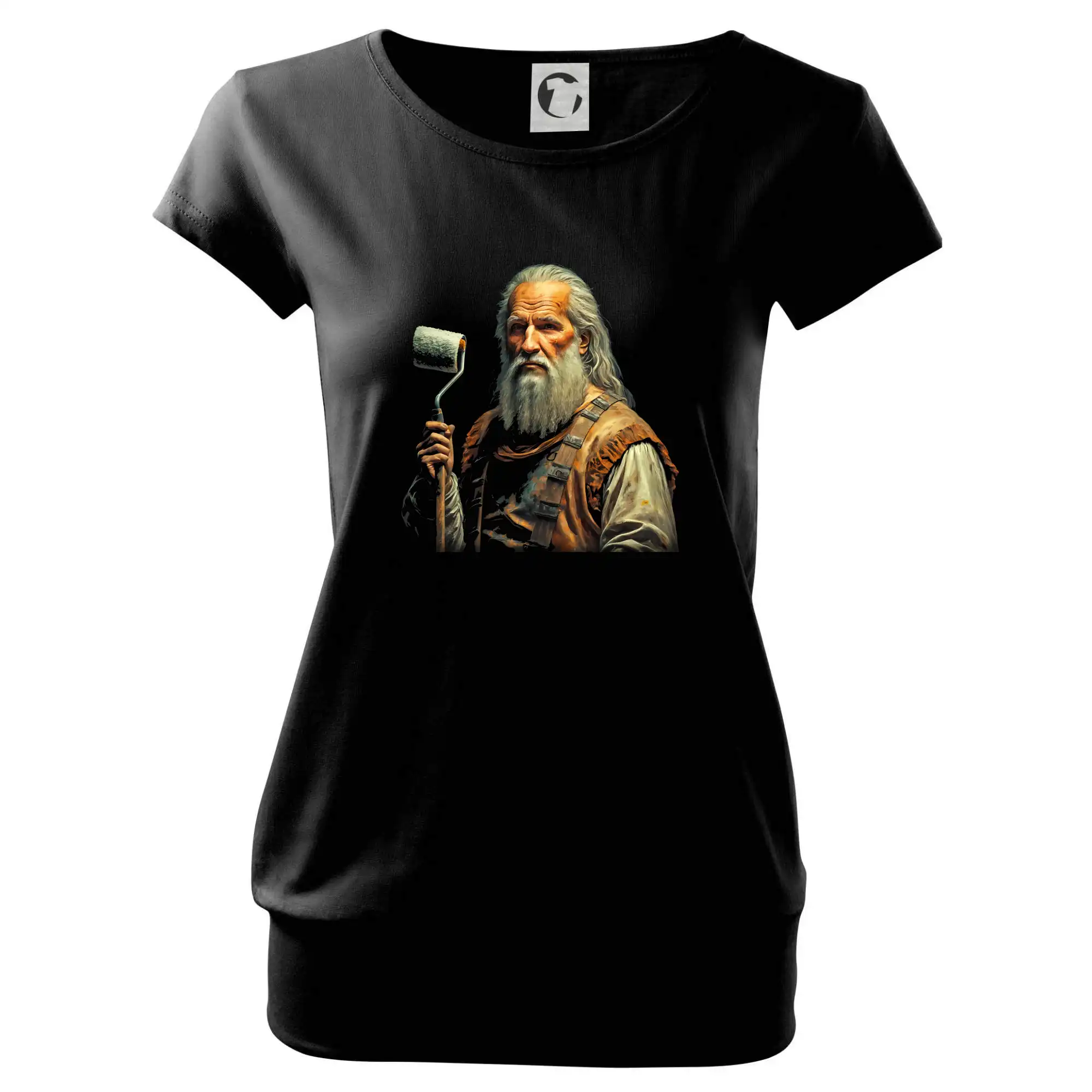 Grafické tričká - Leonardo da Vinci malíř pokojů - Voľné tričko city