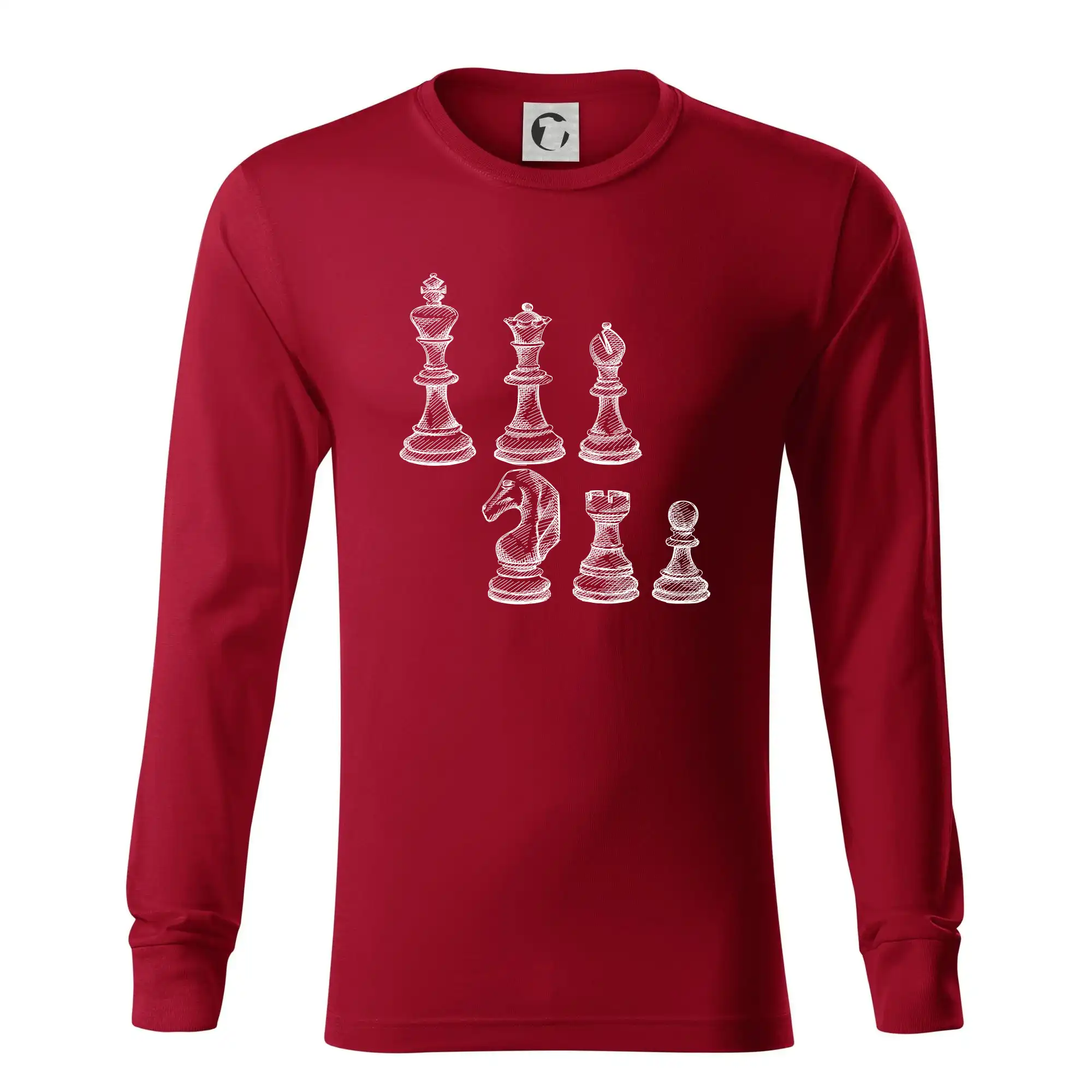 Šachové figurky kreslené