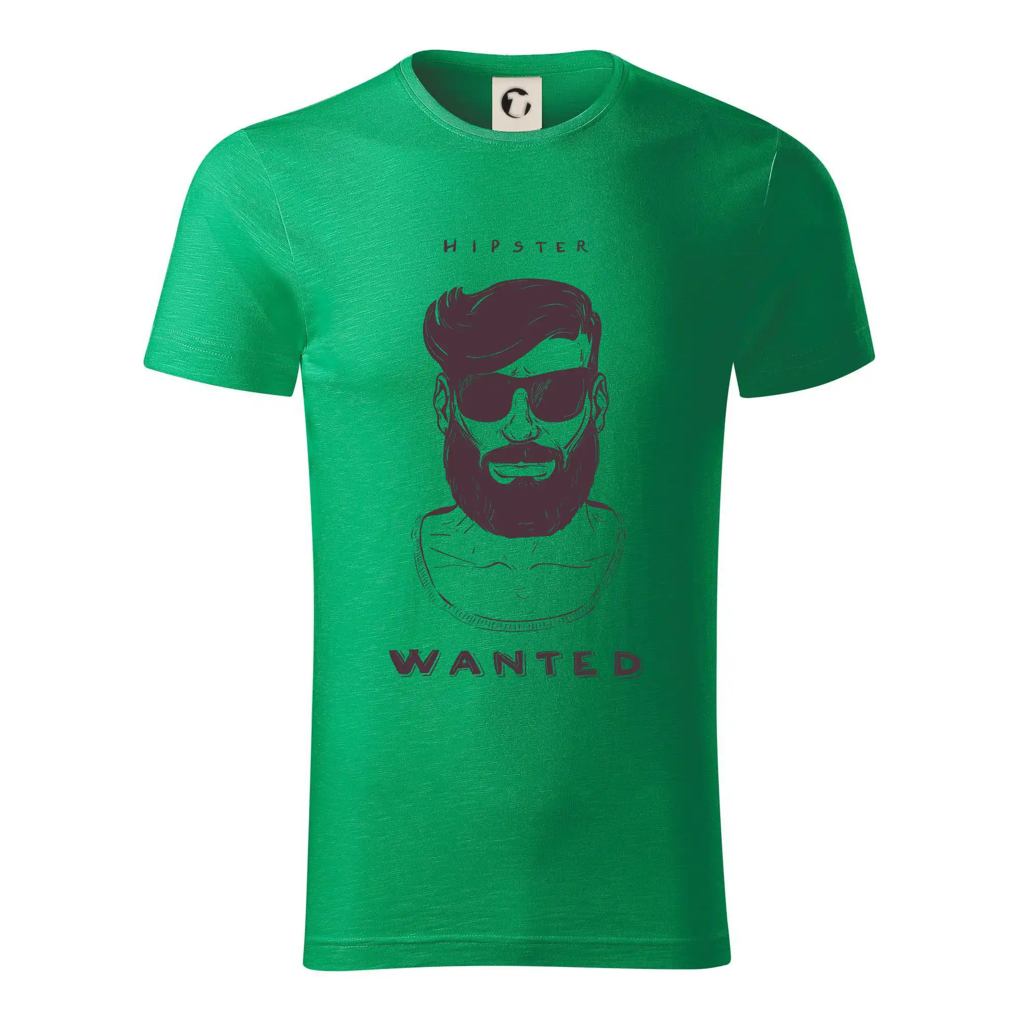 Tričká s fúzikmi - Hipster wanted - Tričko z organickej bavlny