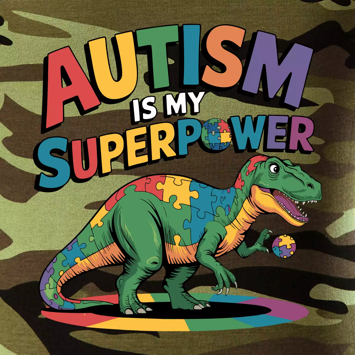Autism is my superpower dinosaurus