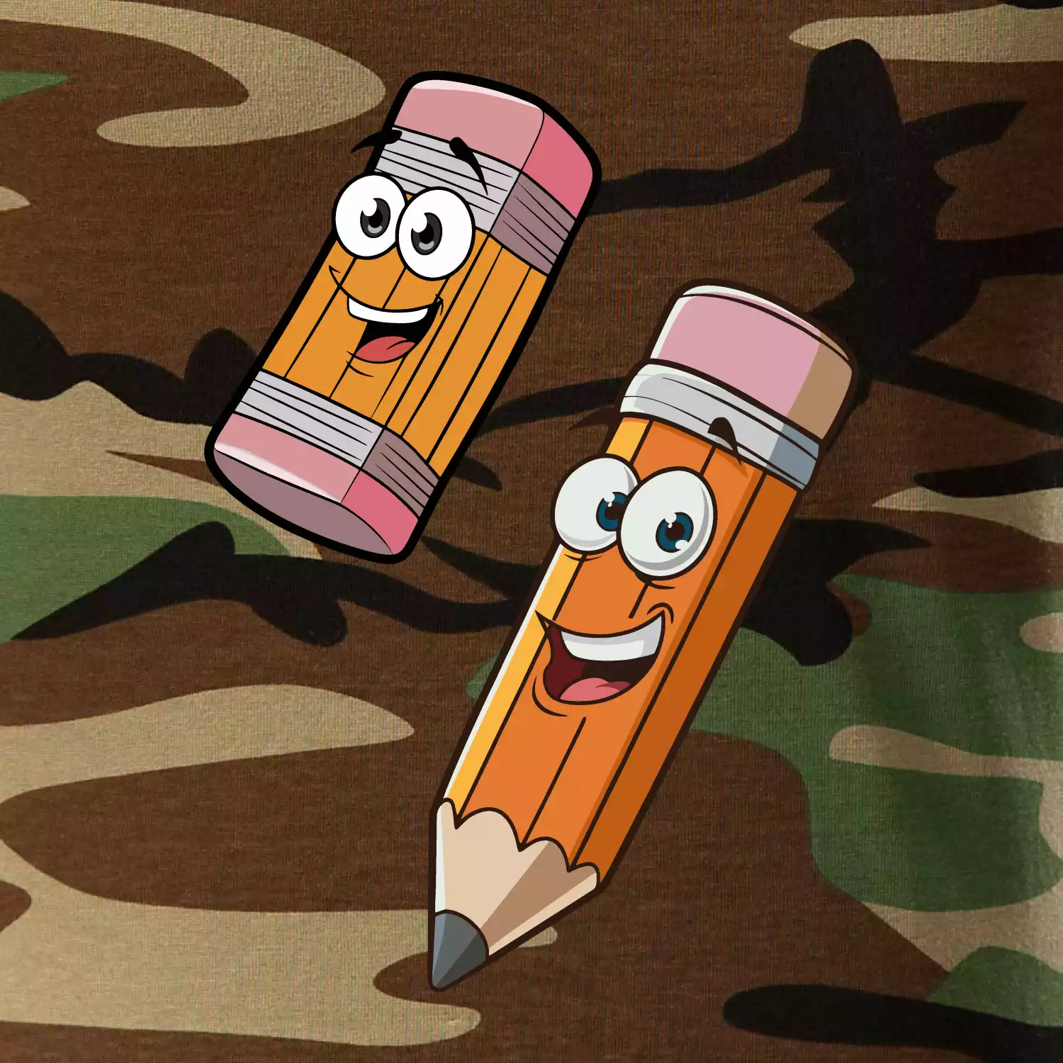 Parové triko - Tužka a guma