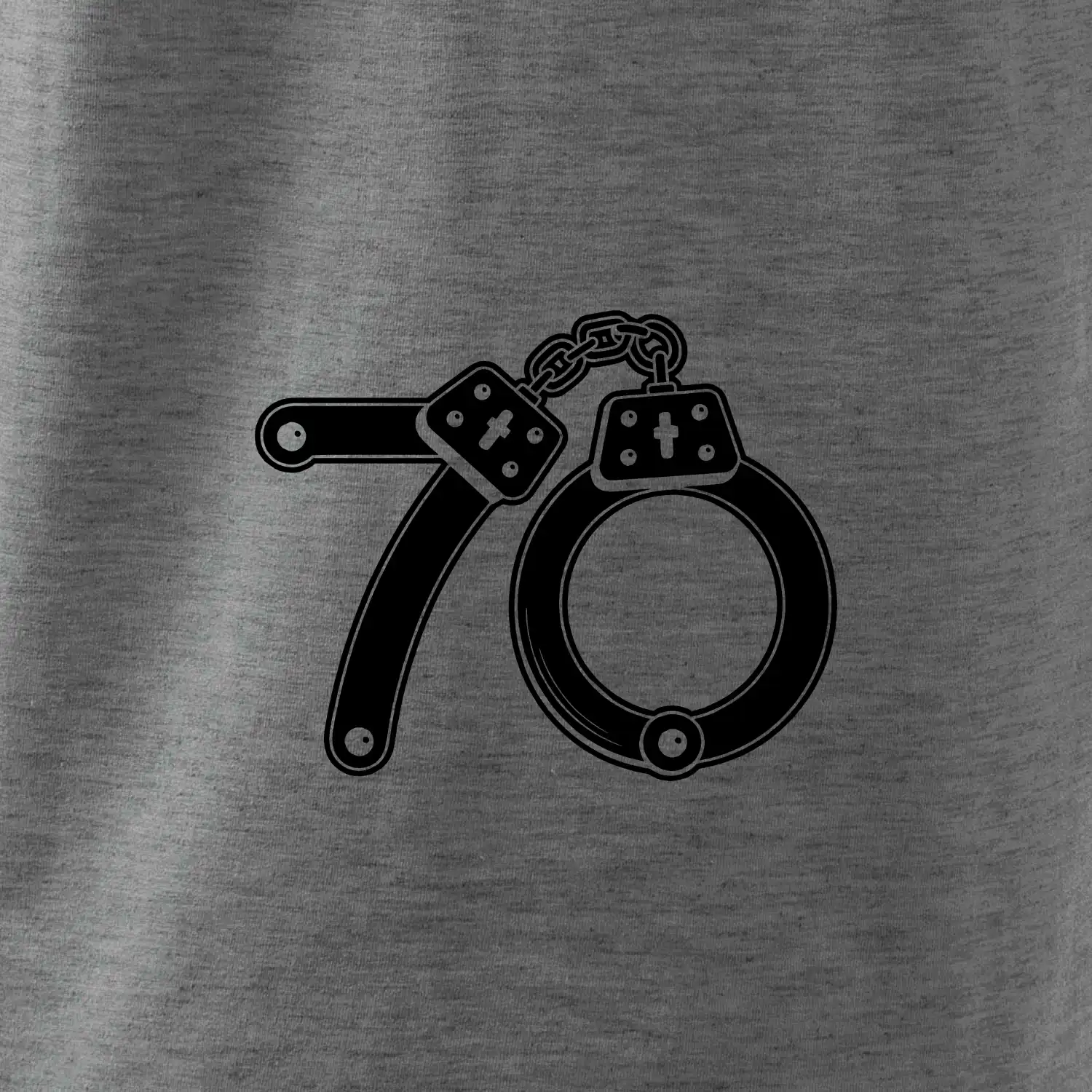 Narozeninové tričko pro policajta - pouta 70