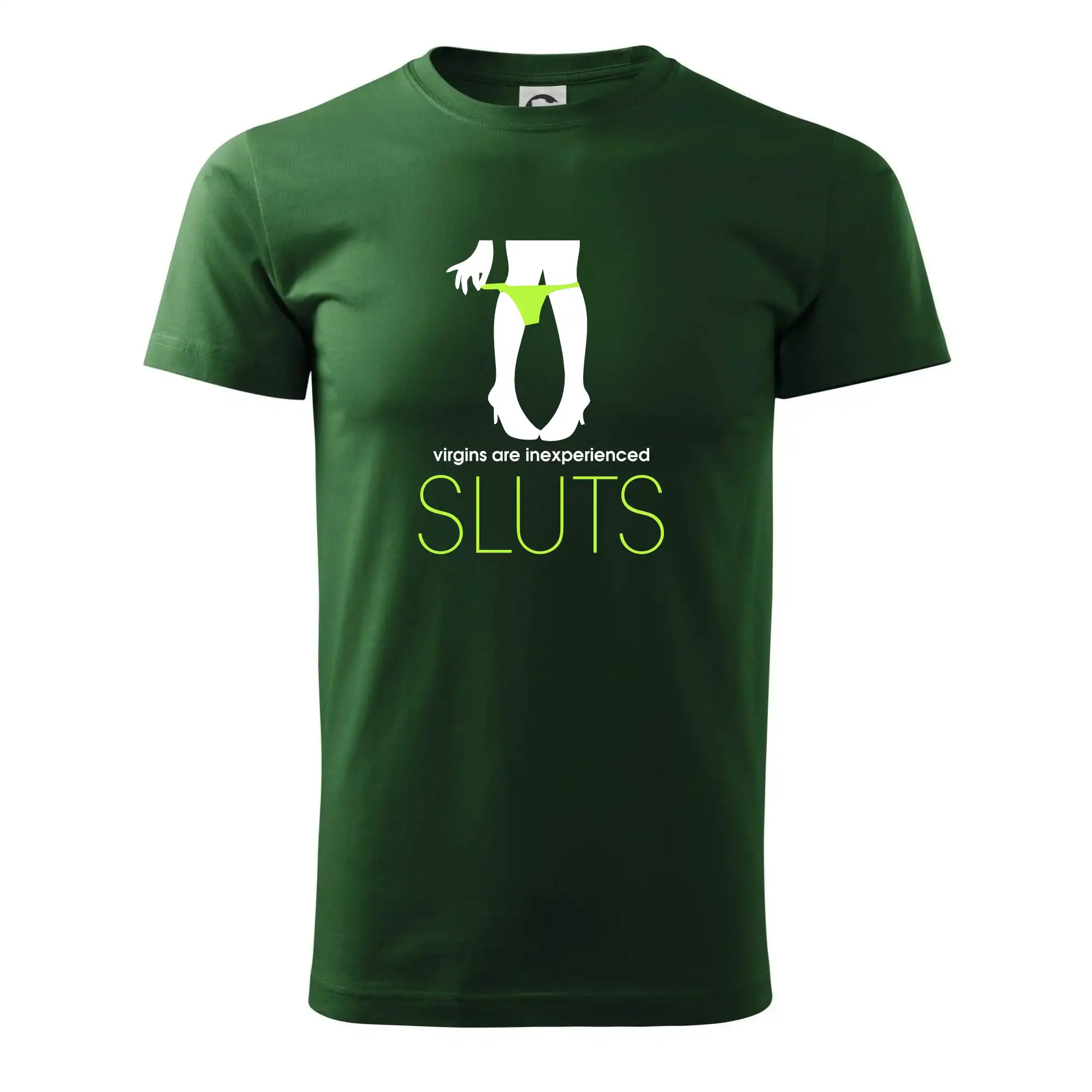 Sexy tričká - Sluts  virgins are inexperienced - Pánske tričko nižšej gramáže