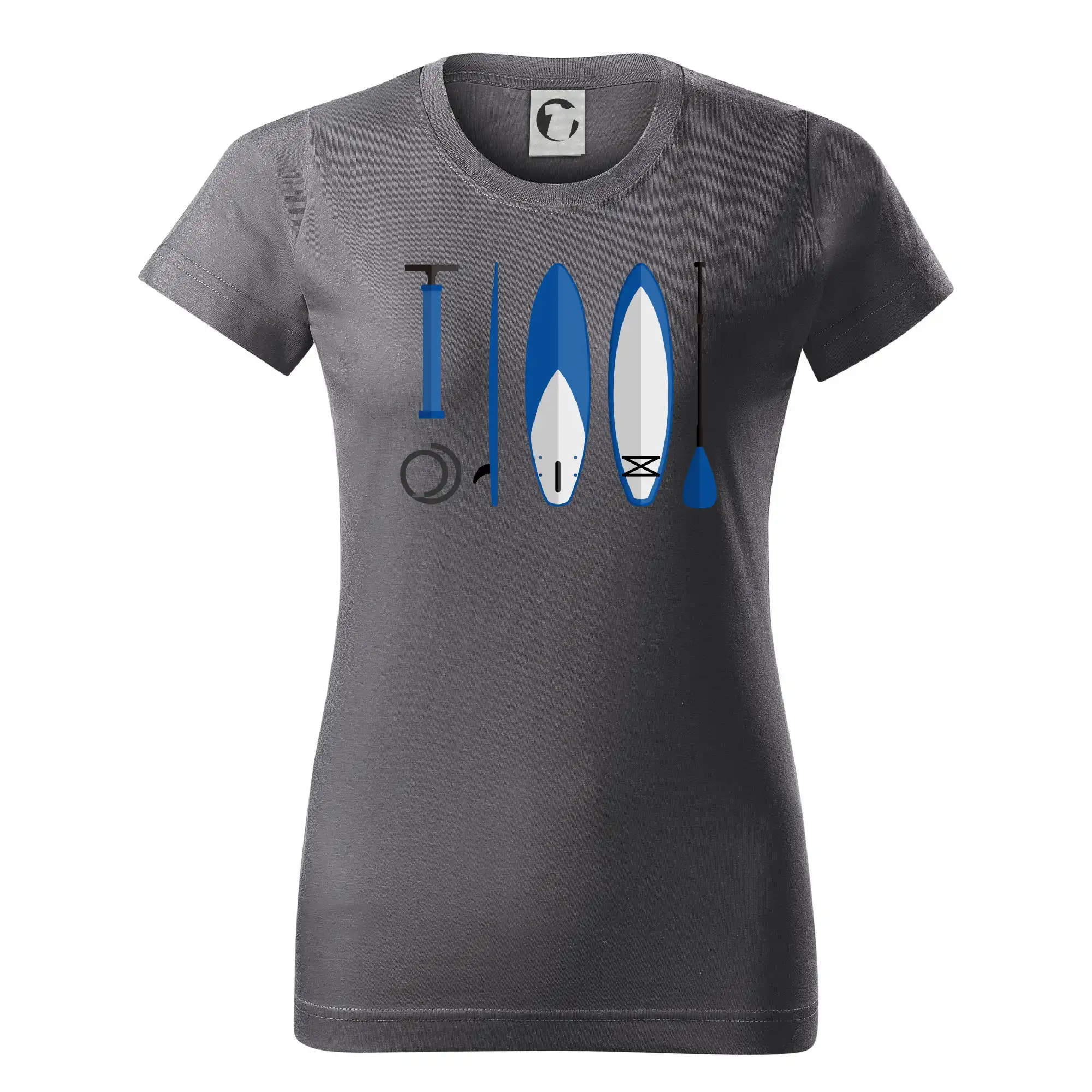 Surferske tričká - Paddleboard set - Dámske tričko basic - ľahko voľnejšie a dlhšie