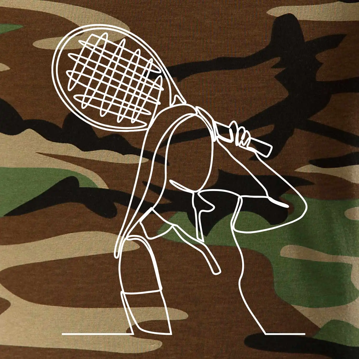 Tenistka  jednim tahem