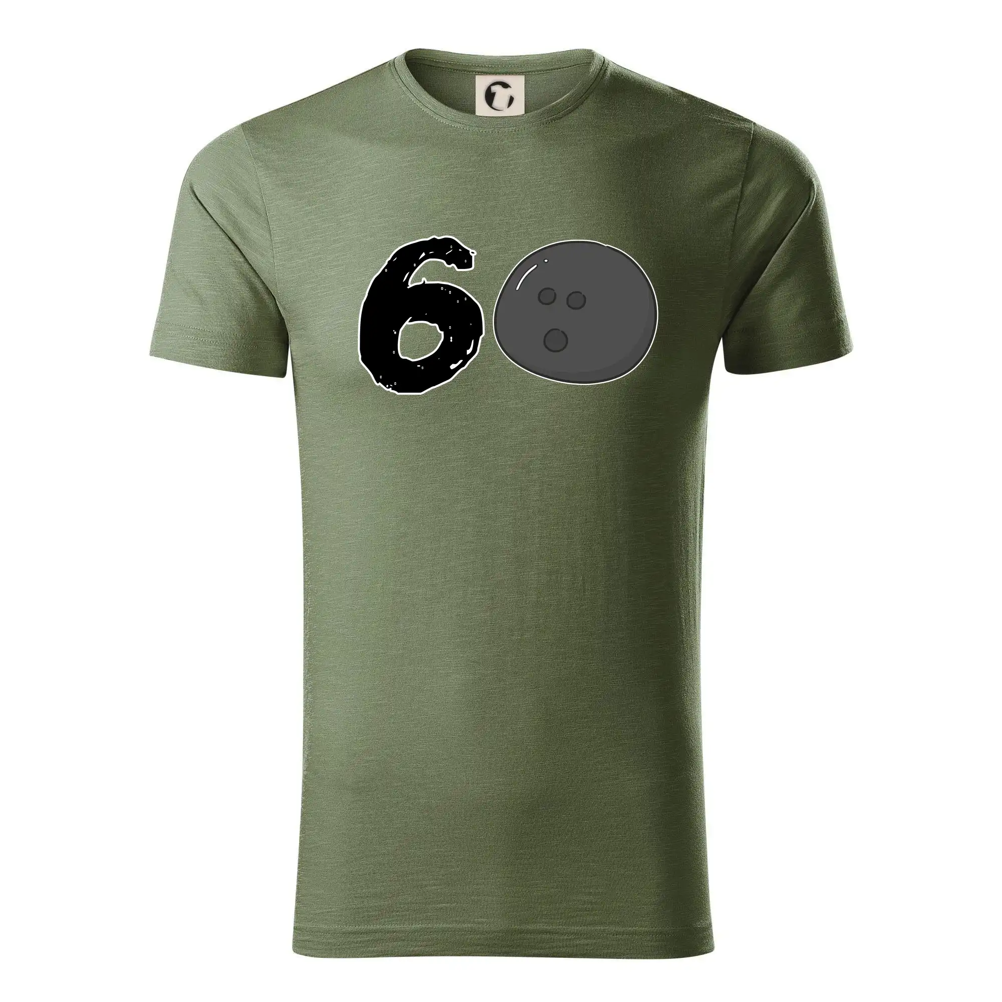 Tričká Bowling - Bowling okrúhle narodeniny 60 - Tričko z organickej bavlny