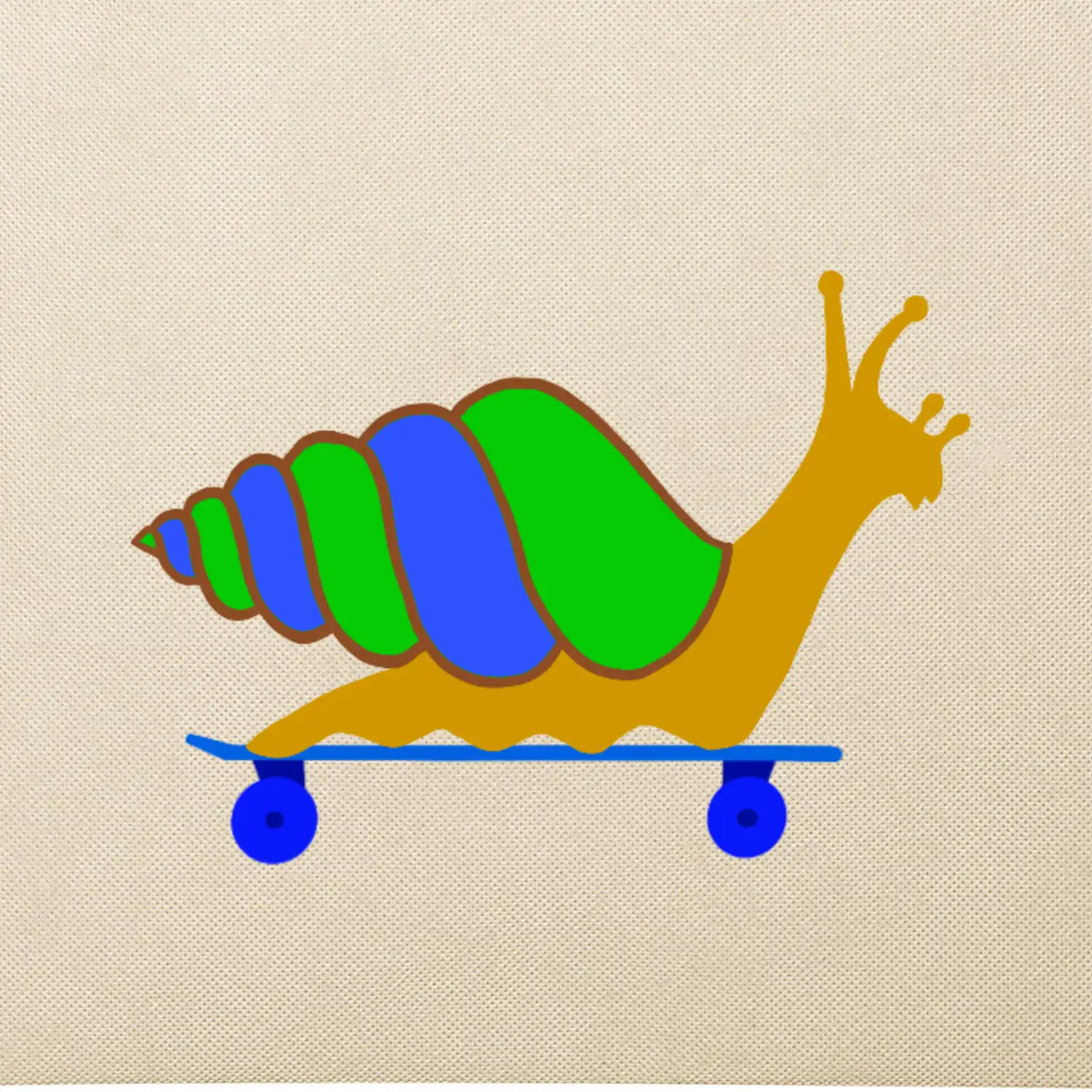 Šnek na skateboardu (Moňas)