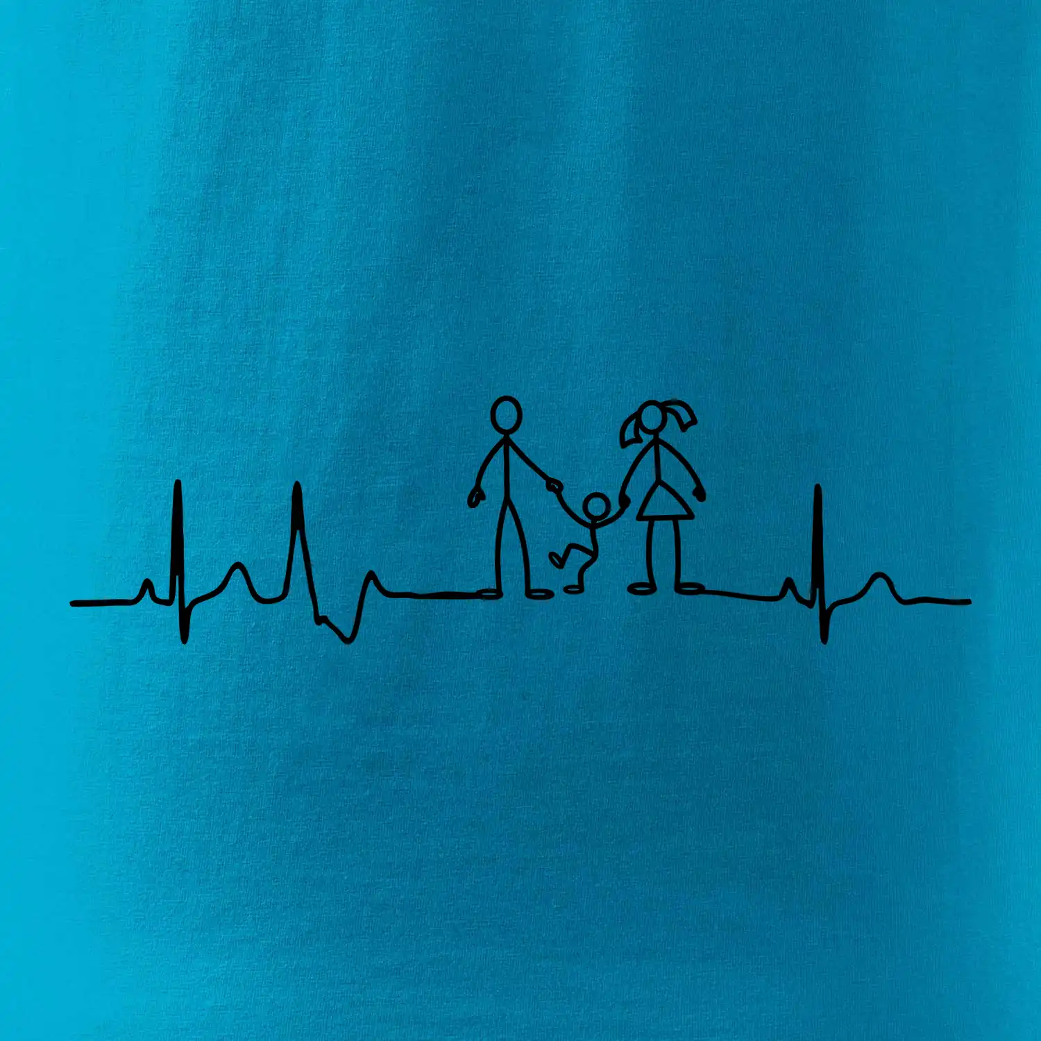 EKG rodina a jedno dítě