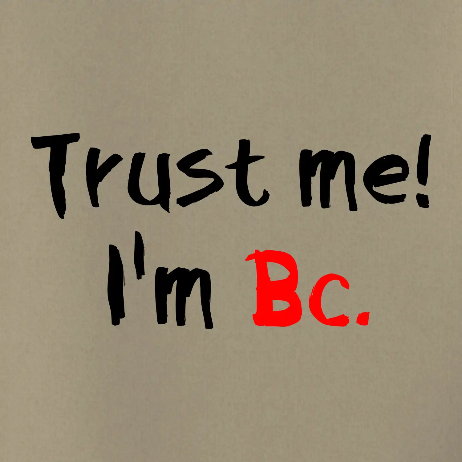 Trust me I´m  Bc. / Věř mi jsem Bc.