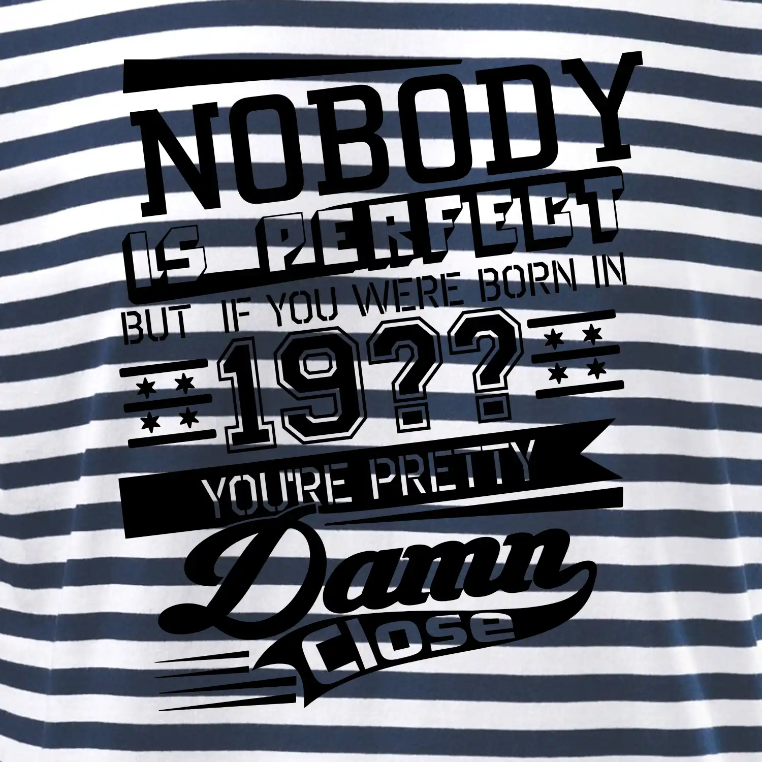 Nobody is perfect - Vlastní ročník