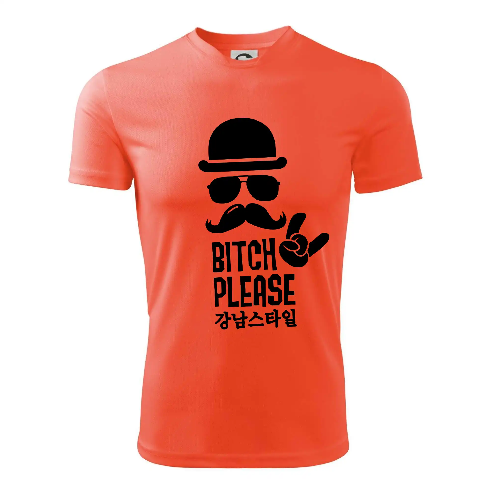 Tričká s fúzikmi - Bitch please! Mustache - Detské tričko športové