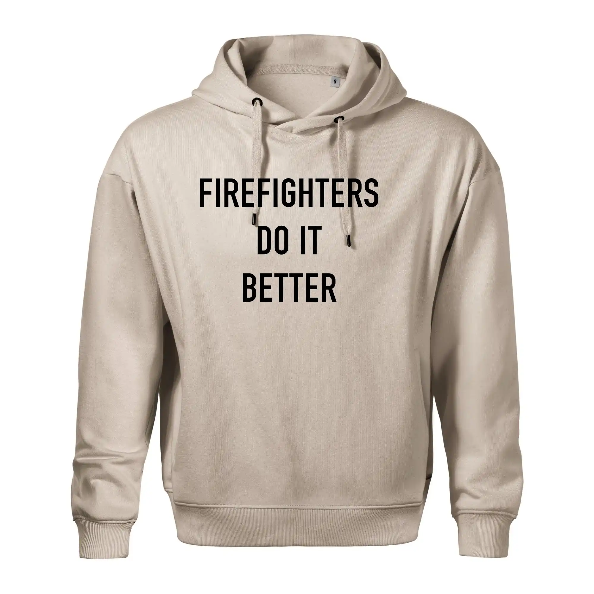 Originálne tričká pre hasičov - Firefighters Do It Better - Oversized mikina pánska Moon - kratšia + širšia