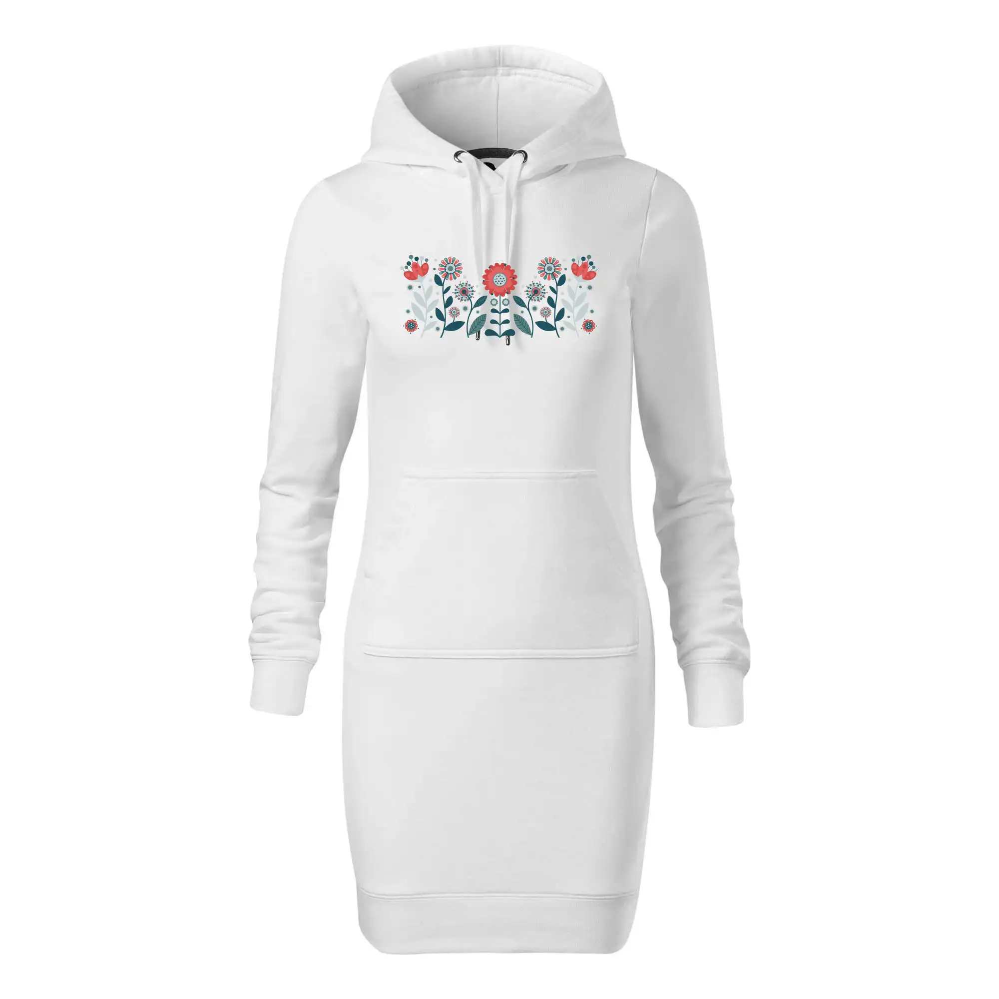 Folklor - květiny v řadě