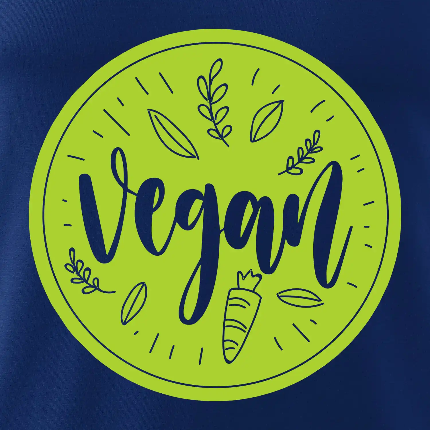 Vegan zelenina v kruhu