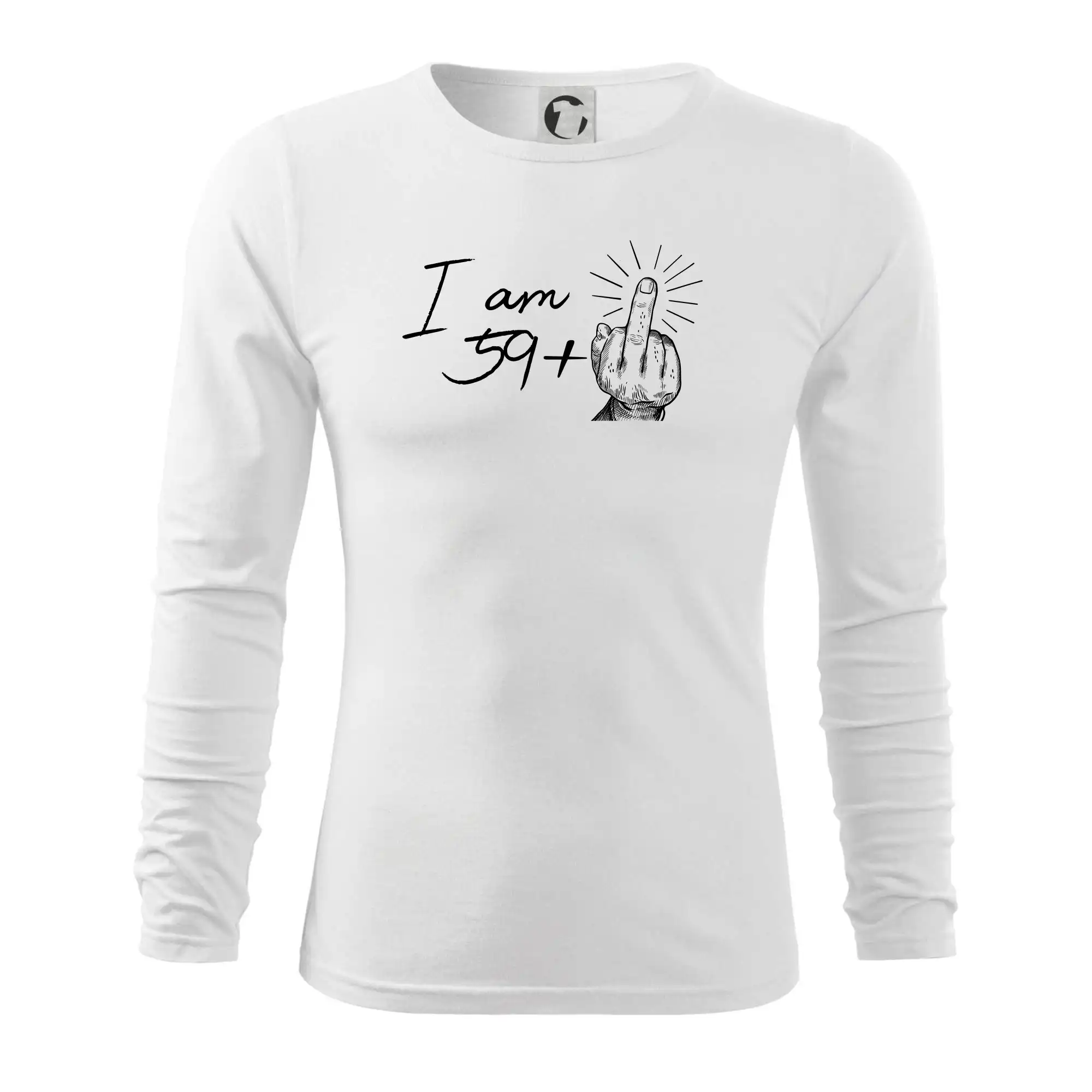 Tričko k 60. narodeninám - I am fuck off 60 - Tričko s dlhým rukávom FIT-T long sleeve