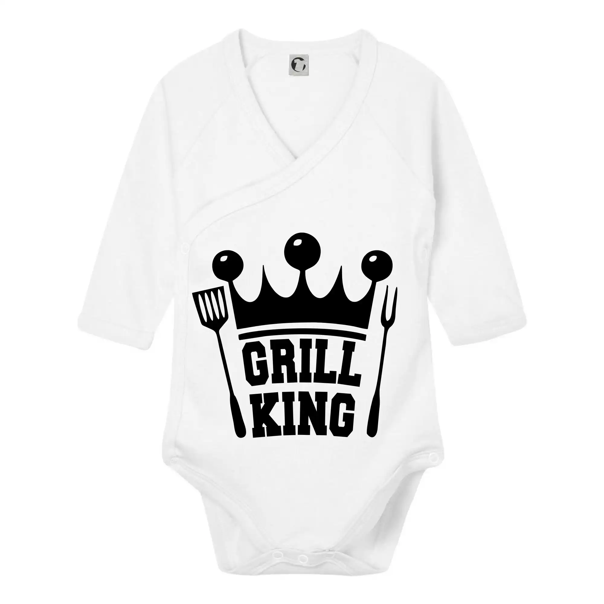 Tričká a zástery na grilovanie - Grilovanie - Grill King - Body zavinovacie s dlhým rukávom