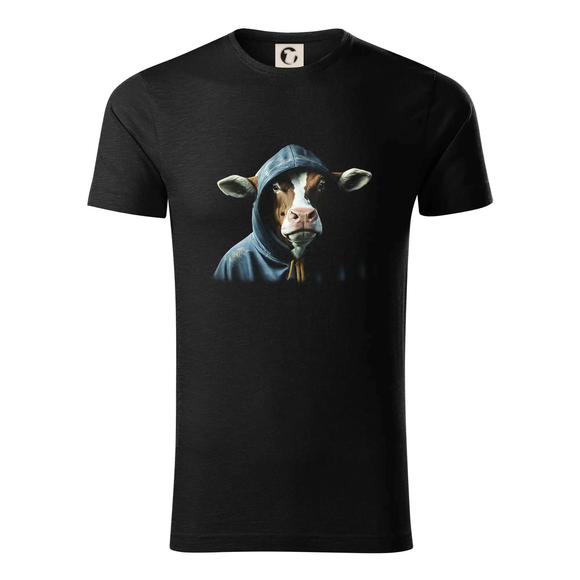 Tričká s kravou - Kráva v mikině - Tričko z organickej bavlny