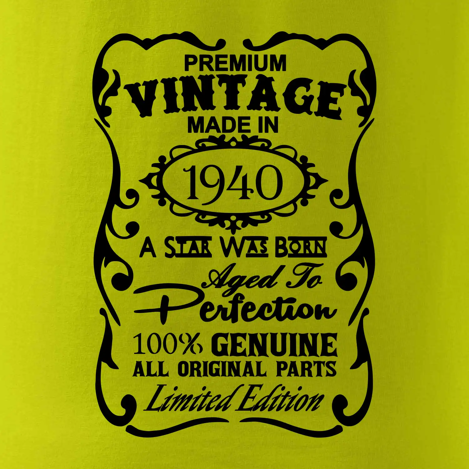 Vintage Etiketa - 1940