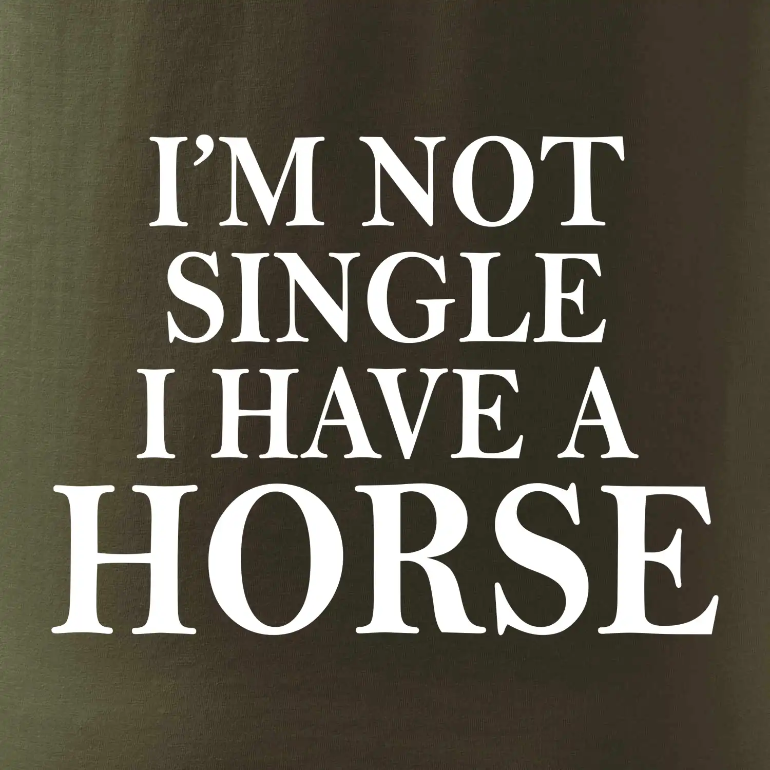 I have a horse - Nepotřebuji přítele