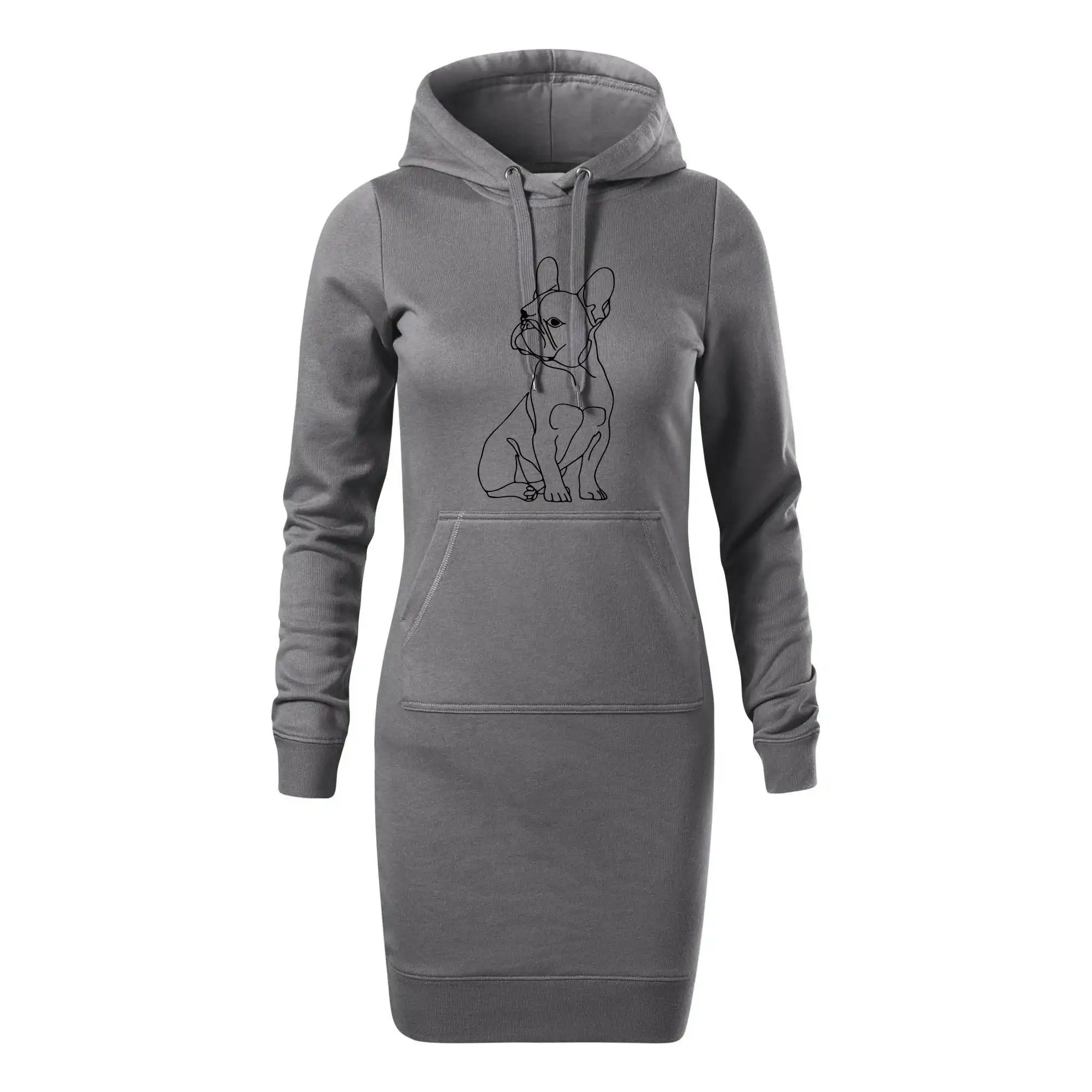 Francouzský buldoček černá kresba