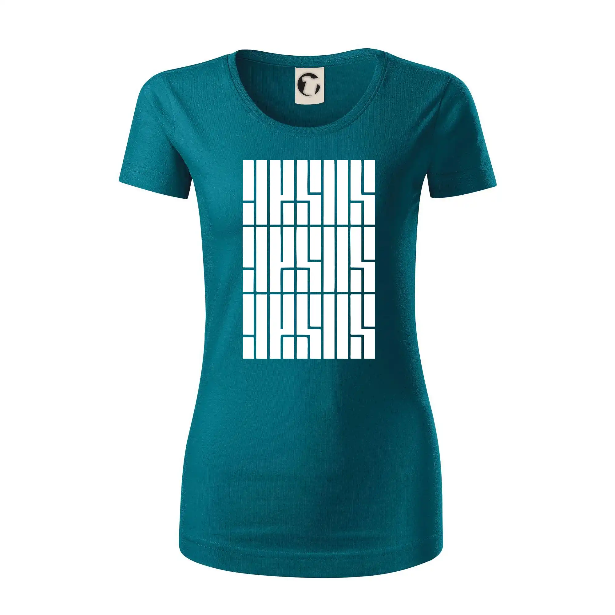 Jesus nápis - Dámske tričko z organickej bavlny Origin (GOTS)