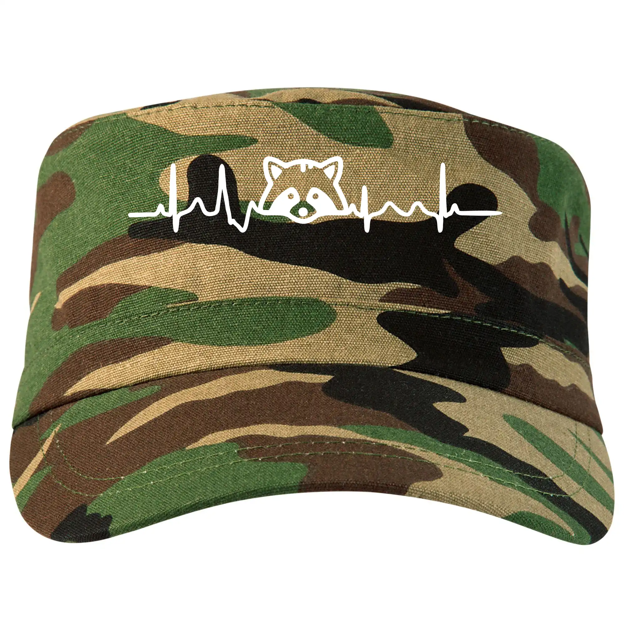Tričká so zvieratami - Mýval EKG - Šiltovka CAMO