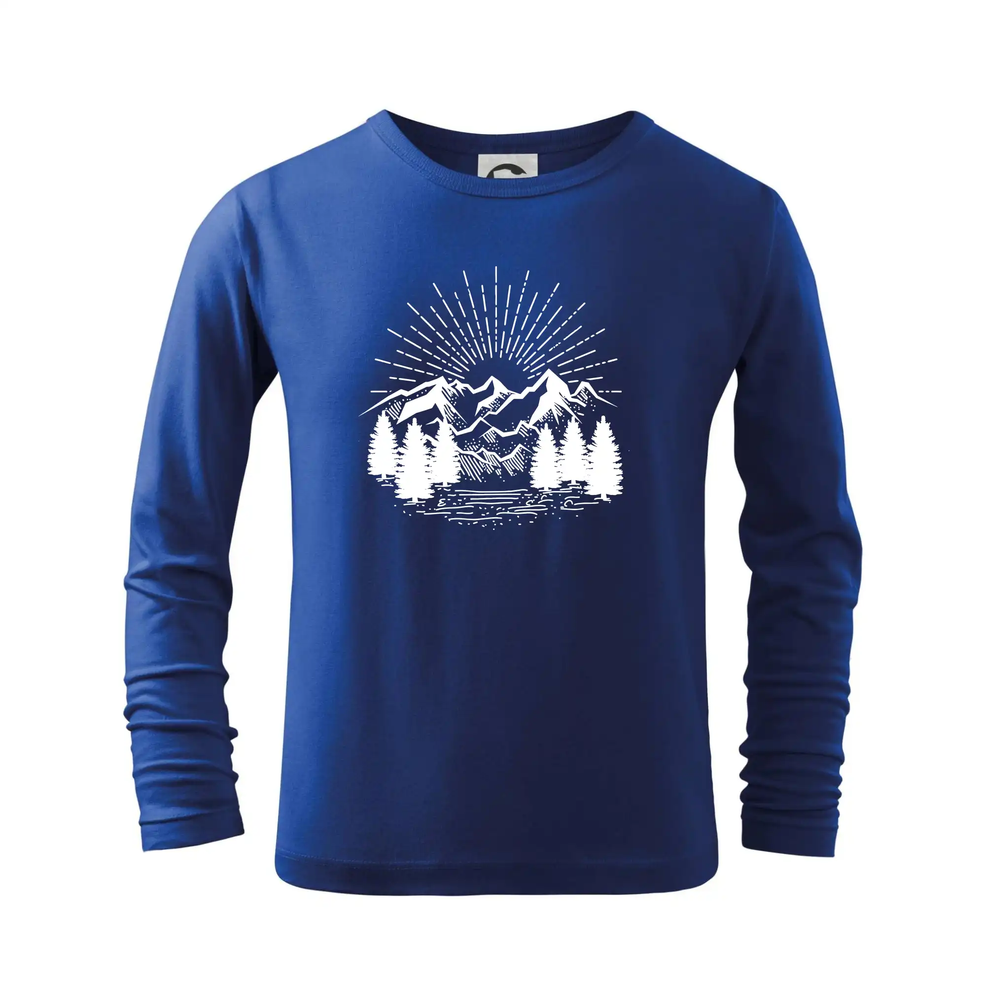 Trička pre cestovateľov - Hory a lesy - Tričko detské Long Sleeve