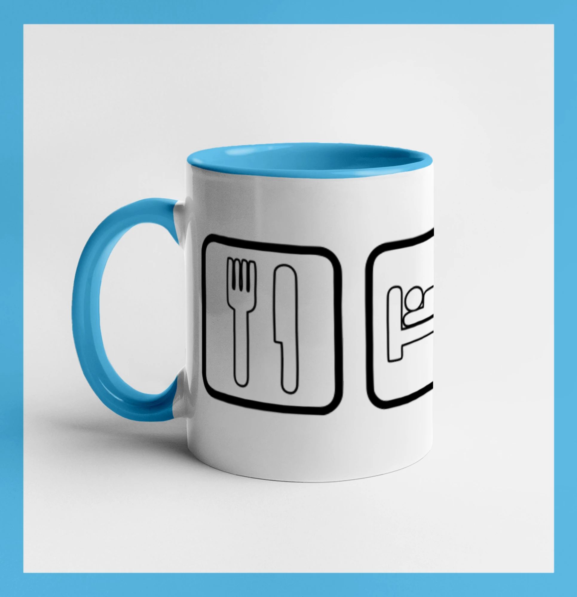 Eat sleep MMA v řádku