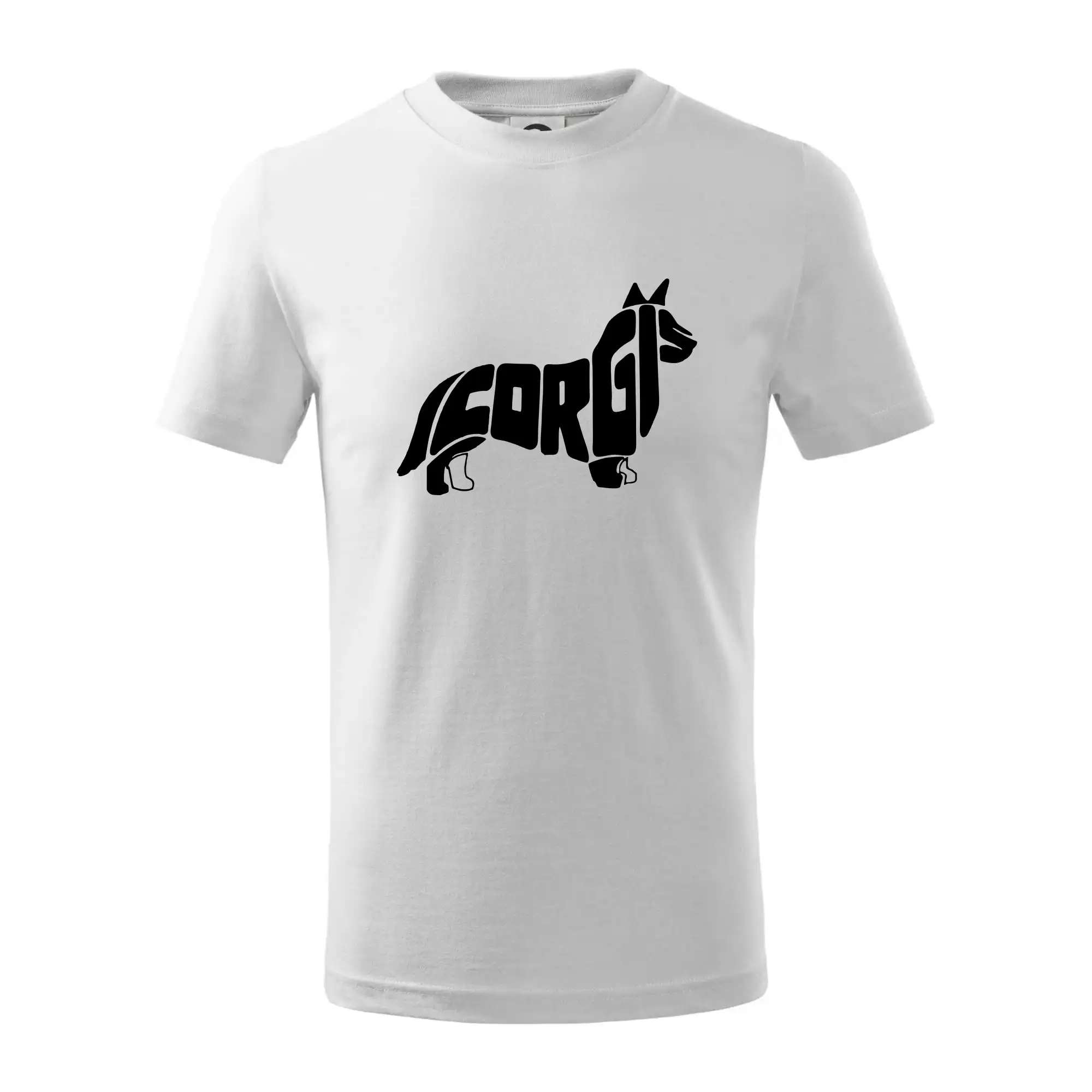 Corgi - nápis v těle