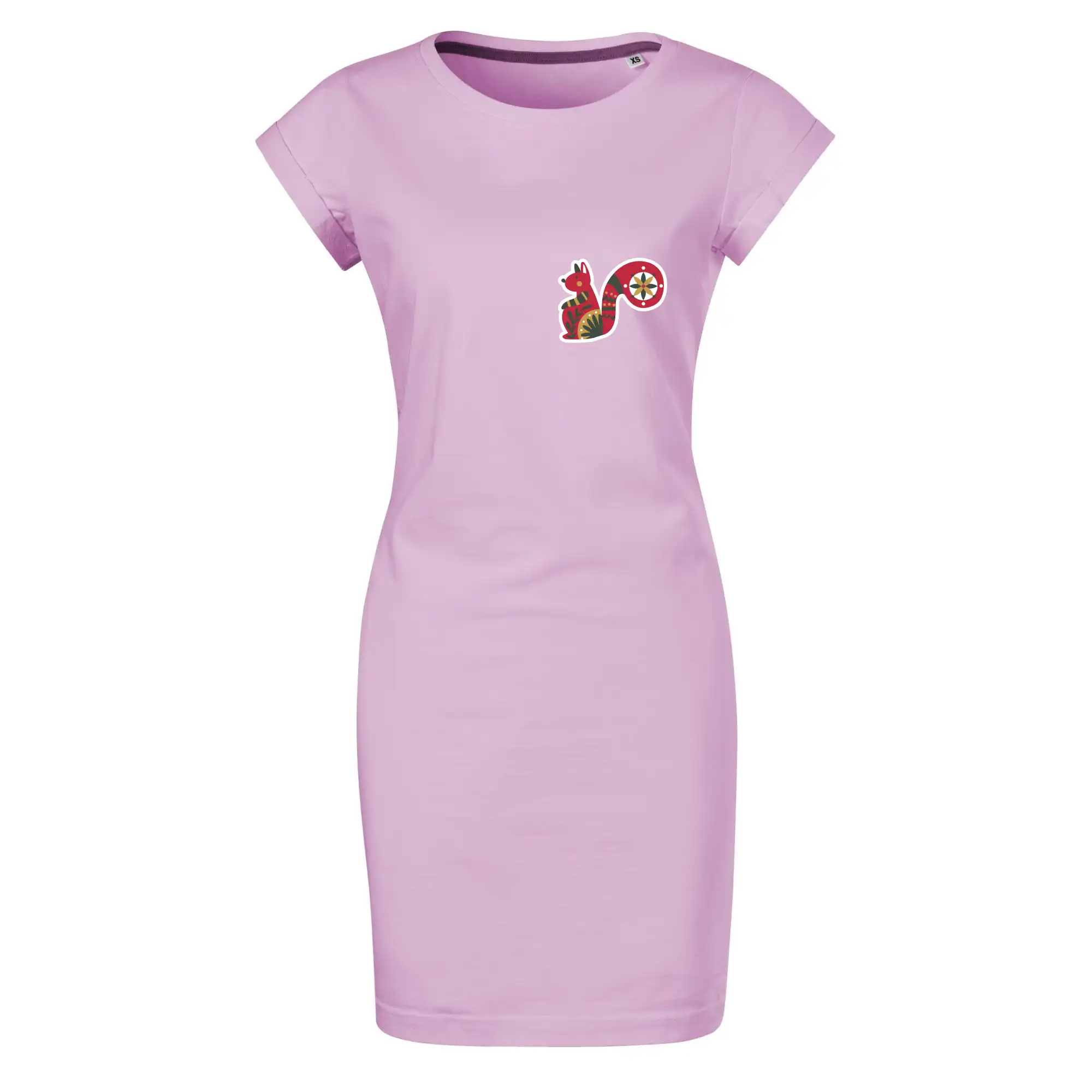 Folklór - Folklór na prsníku veverička - Tričko Šaty FREEDOM