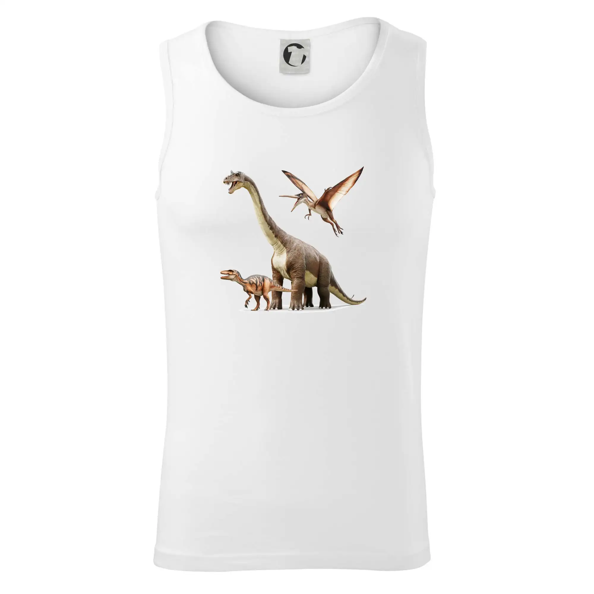 Tričká so zvieratami - Fotka s dinosaurami - Tielko pánske Core