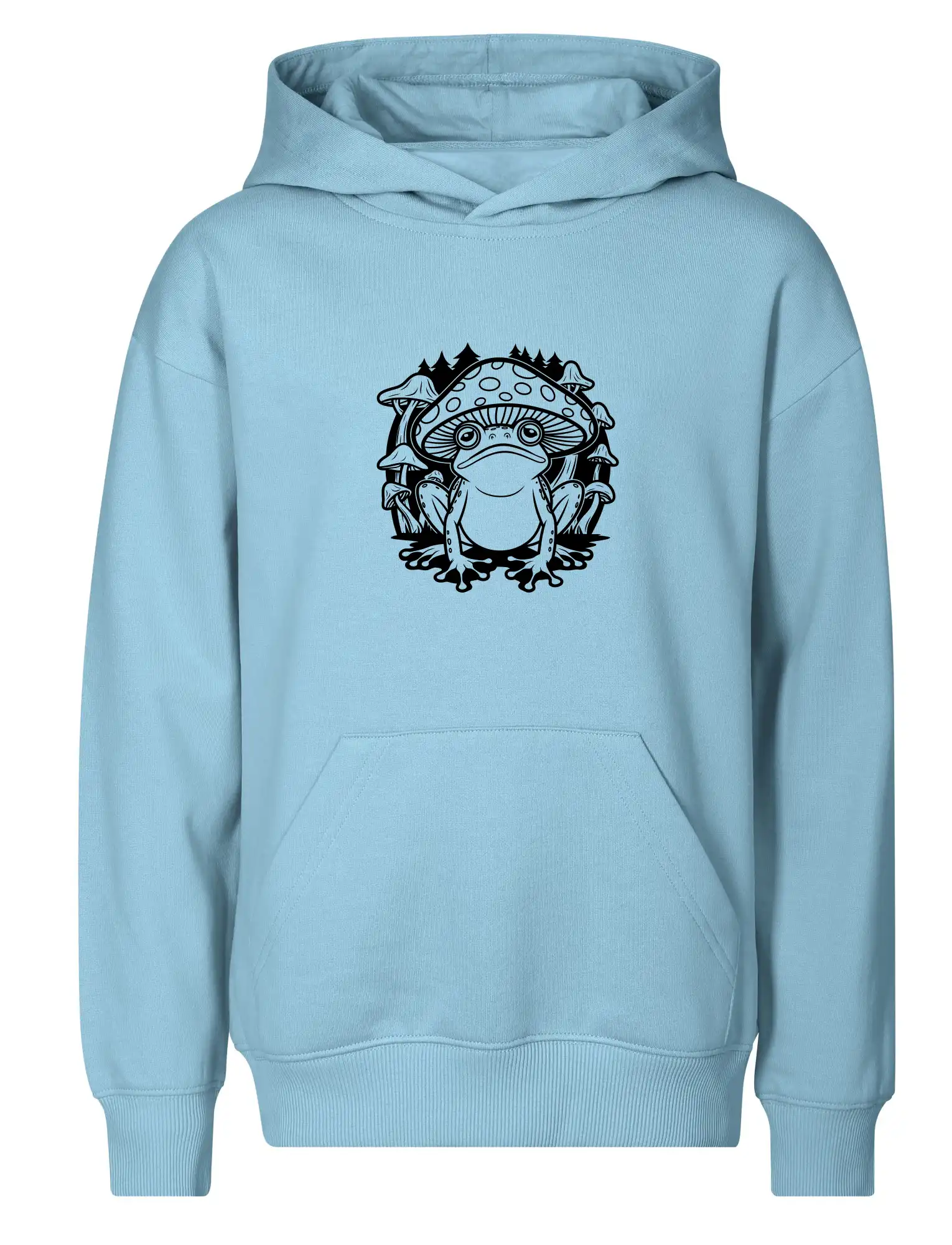 Goblincore čierna hubožaba