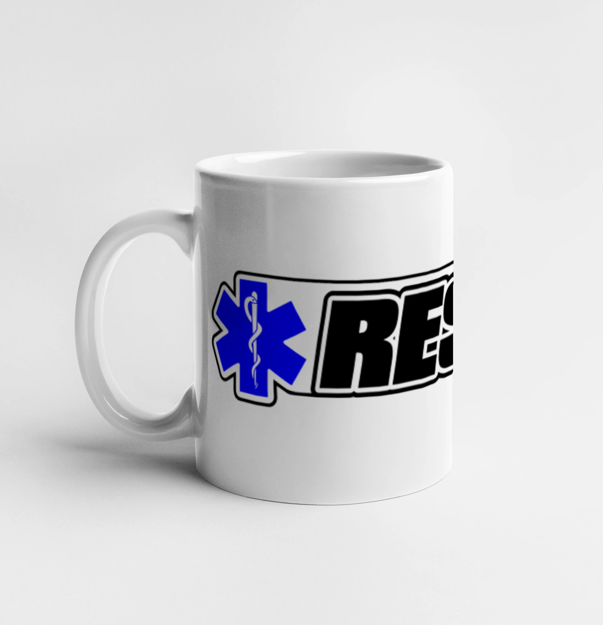 Záchranár rescue kríž modrý