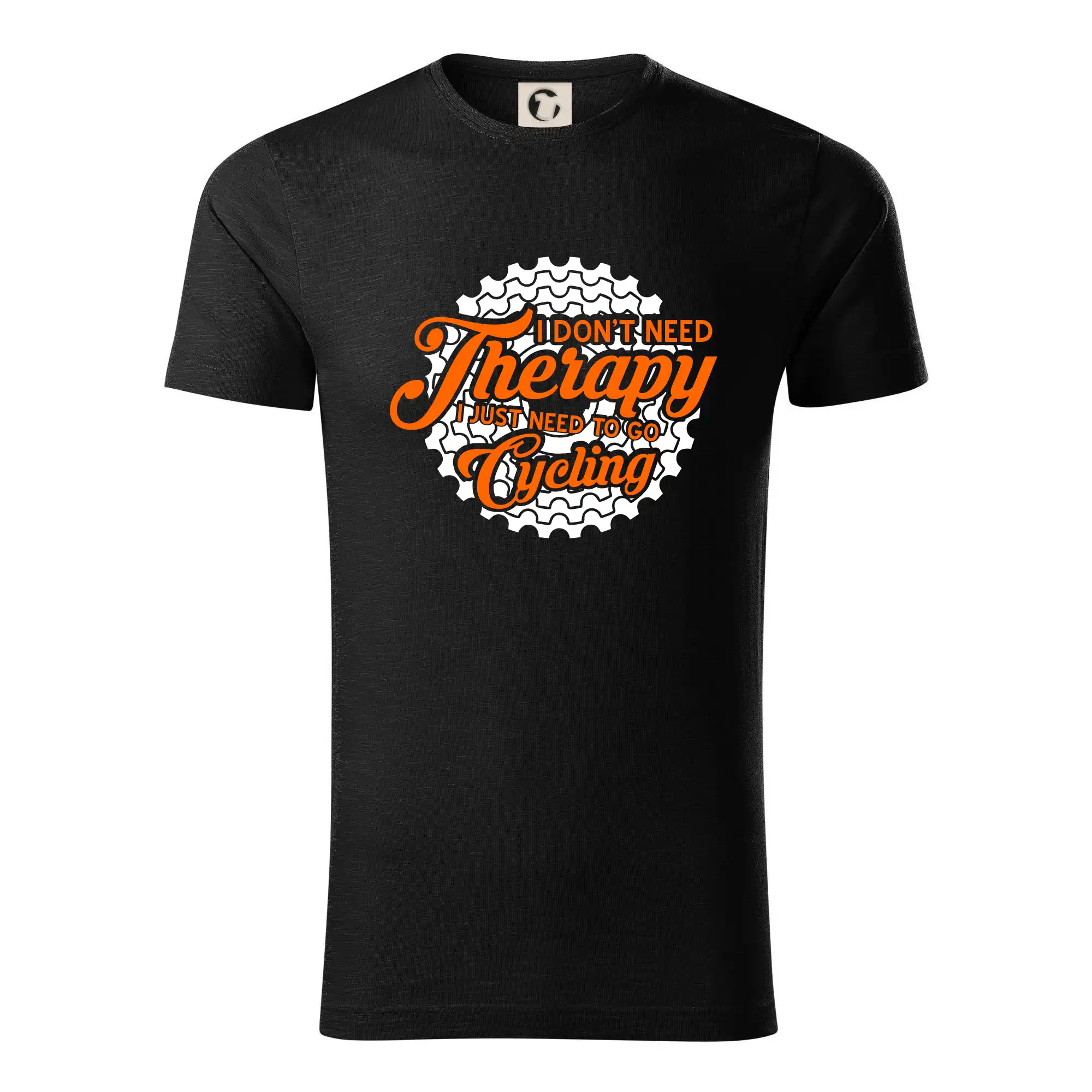 Tričko ako darček pre cyklistu - I don't need therapy cycling - Tričko z organickej bavlny