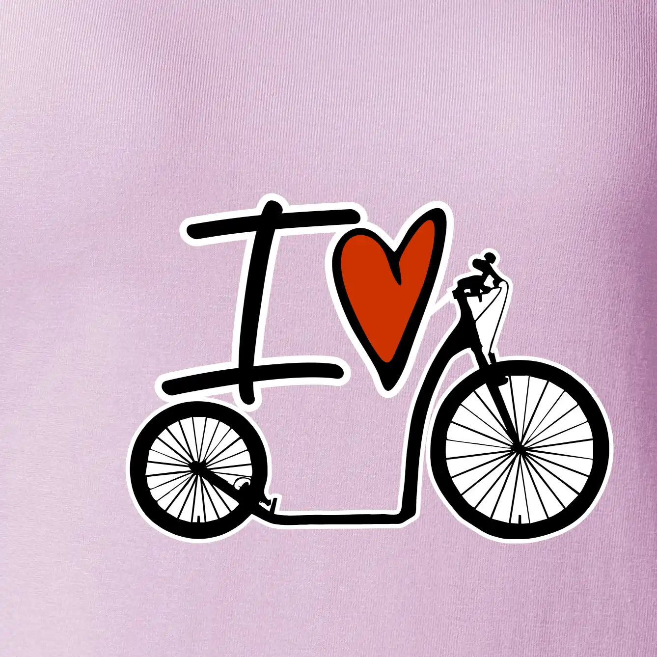 I love koloběžka velké a malé kolo