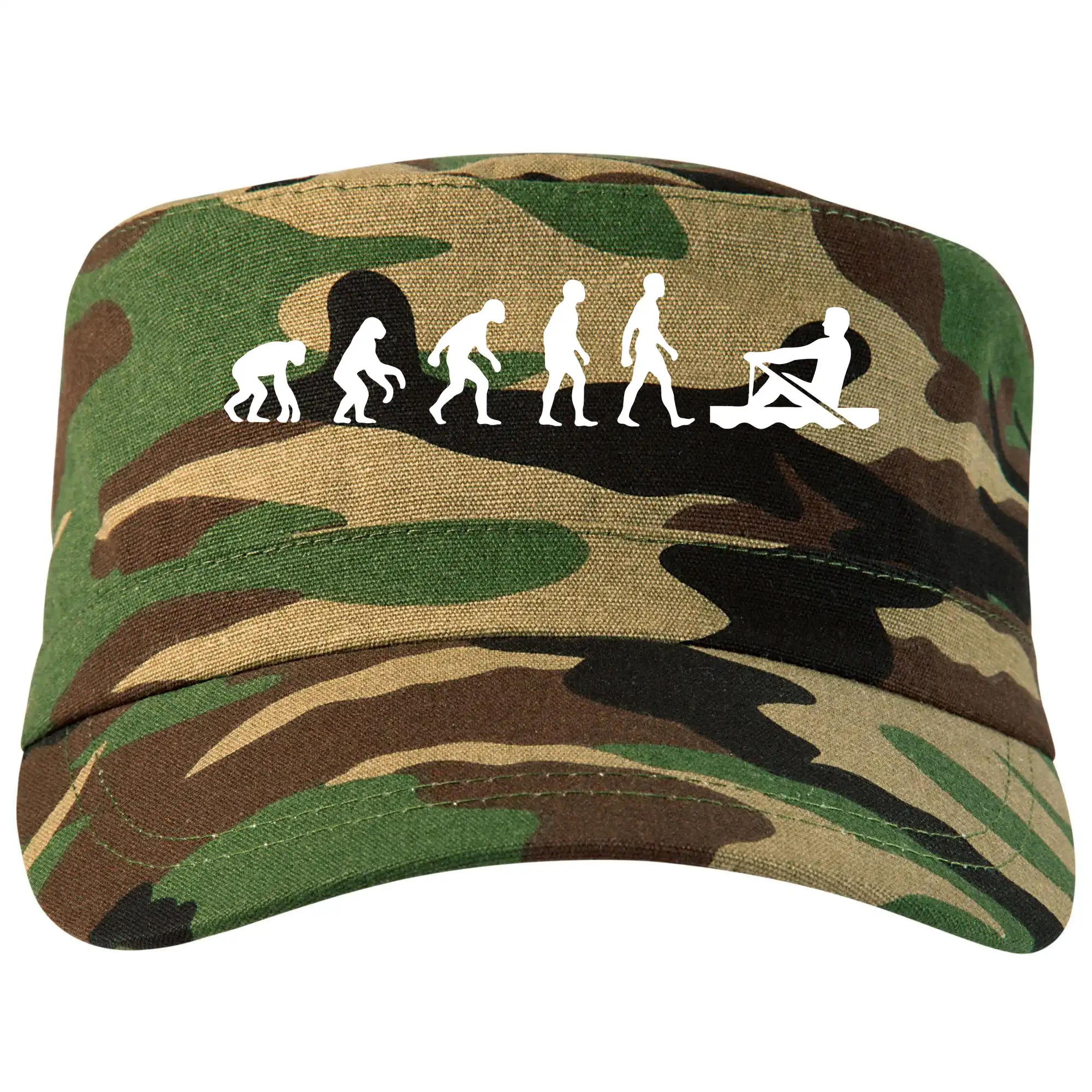 Vodácke tričká - Evolúcia veslovanie 1 človek - Šiltovka CAMO