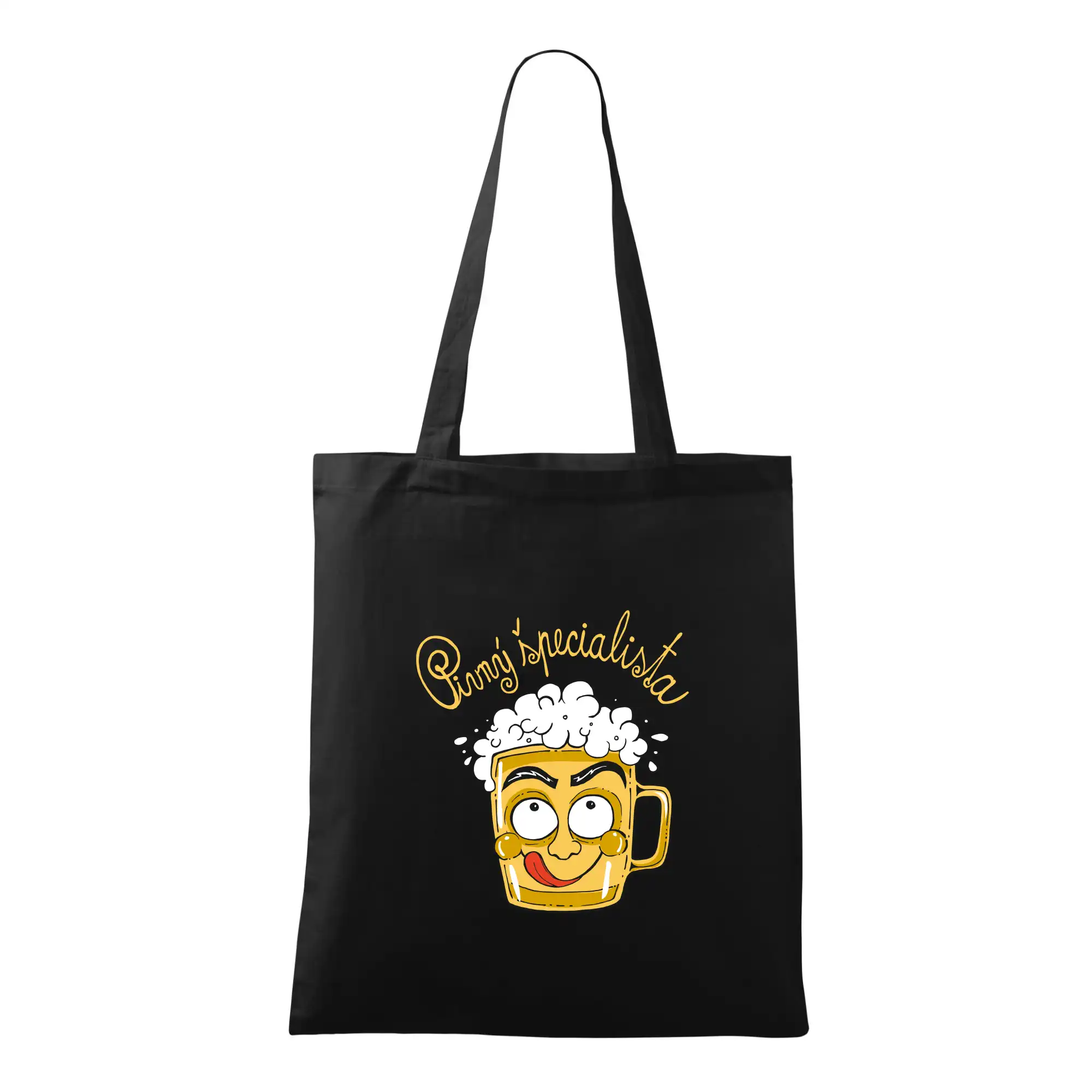 Vtipná tričká pre pivárov - Pivný špecialista (Pecka design) - Taška bavlnená