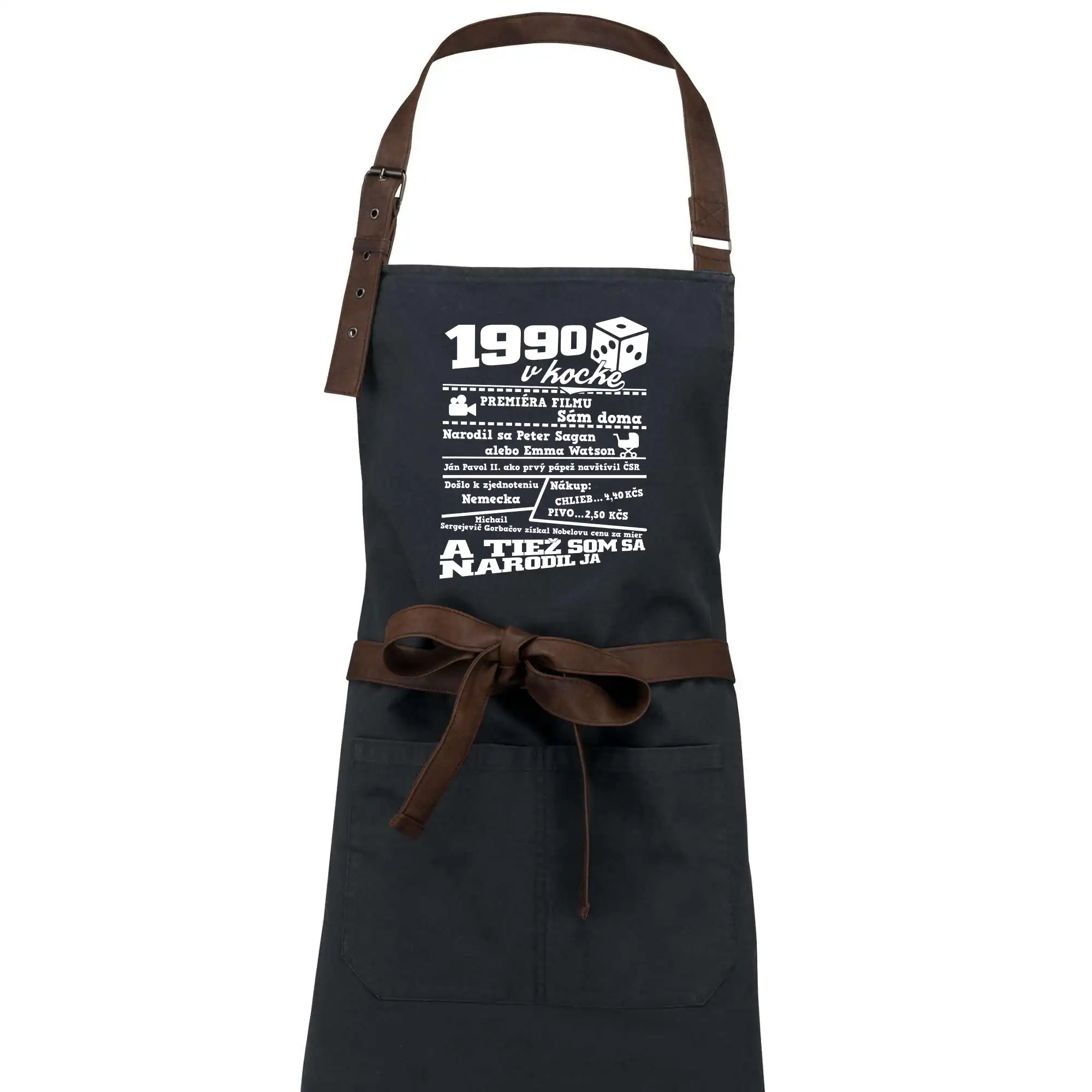 Trička s ročníkom 1990 - 1990 v kocke - Zástera Vintage