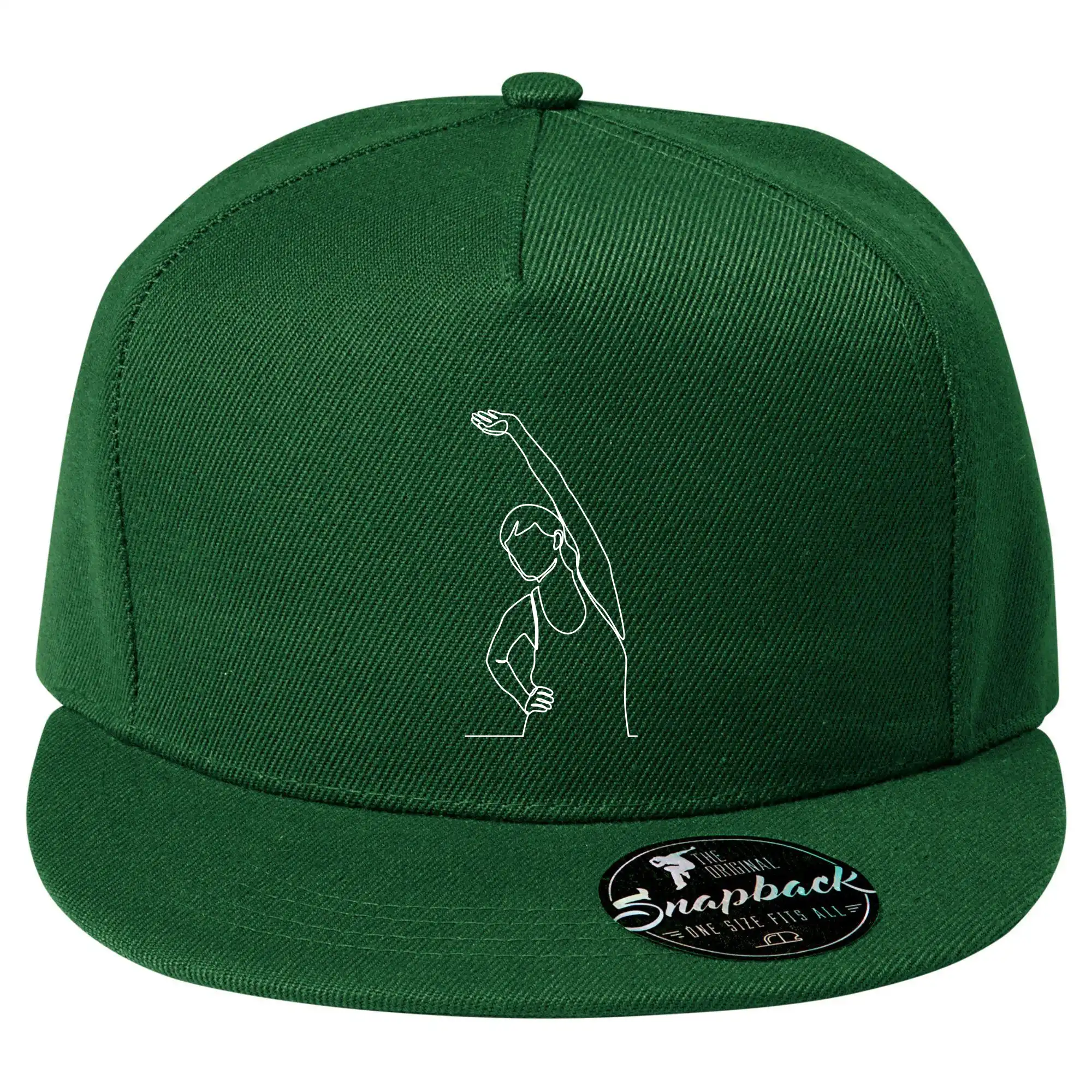 Protahující se žena jedním tahem