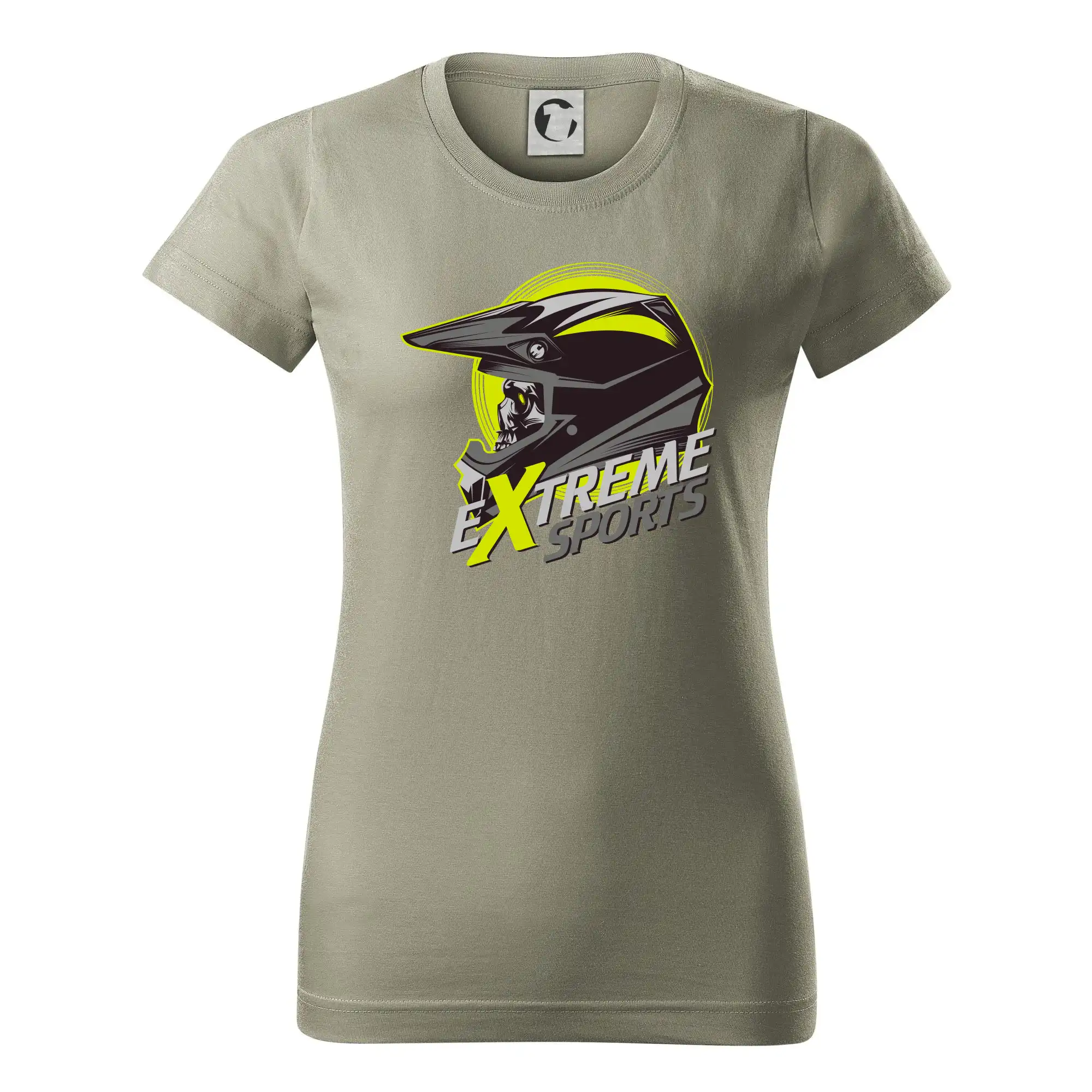 Motocross tričká - Motocross extreme sports helma - Dámske tričko basic - ľahko voľnejšie a dlhšie