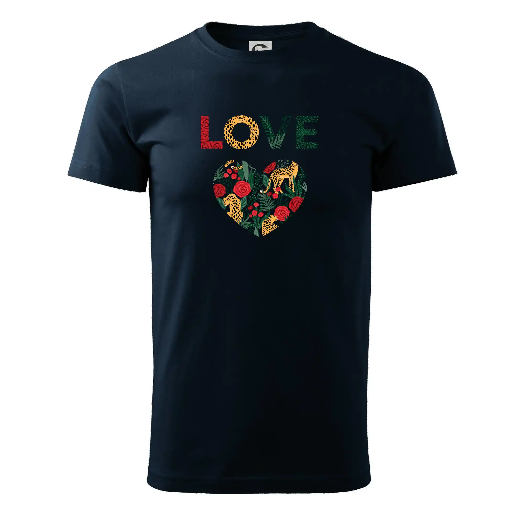 Tričká pre zamilovaných - Love srdce divočina  (Pecka design) - Klasické pánske tričko vyššej gramáže