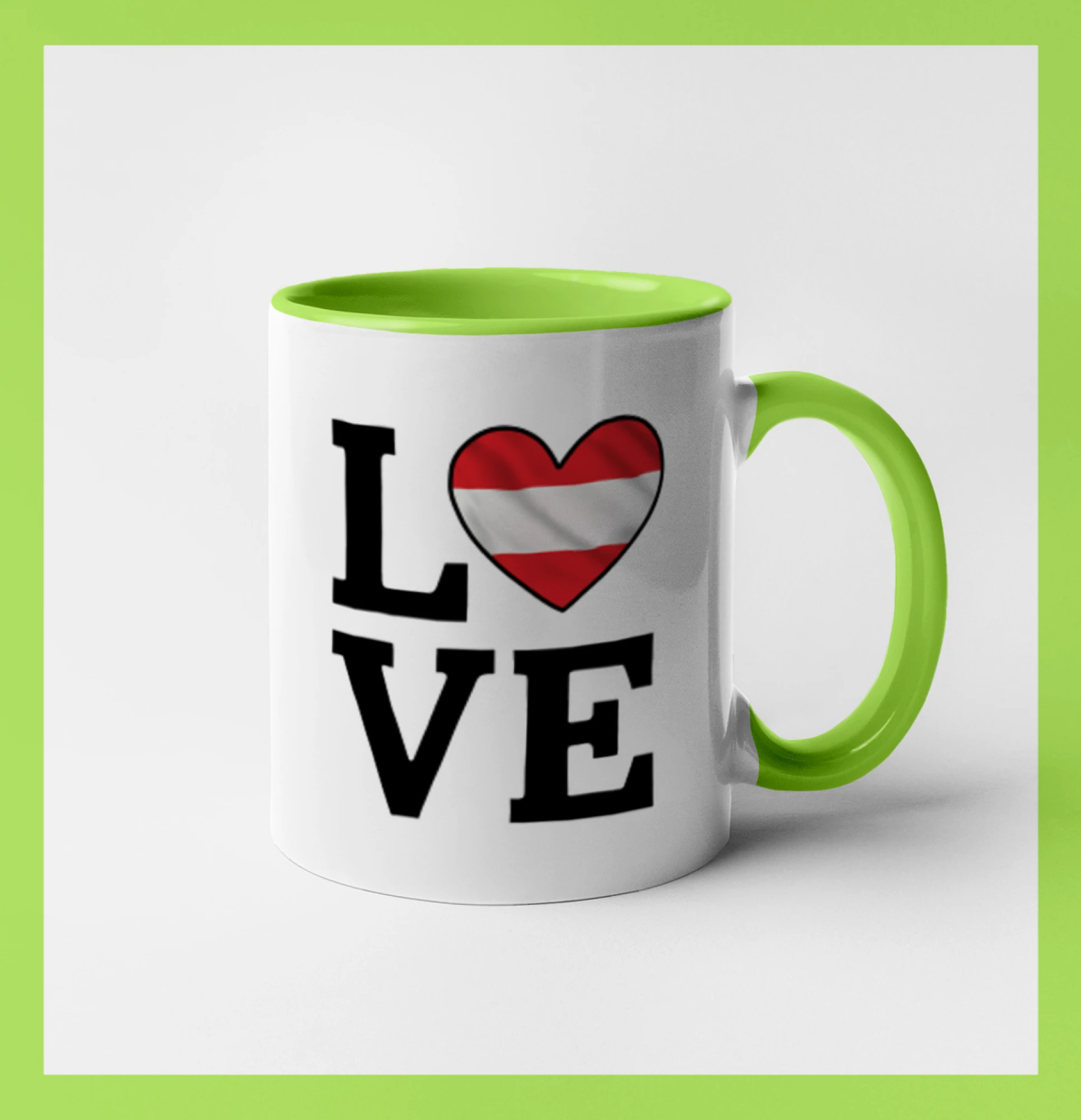 Love Rakúska vlajka