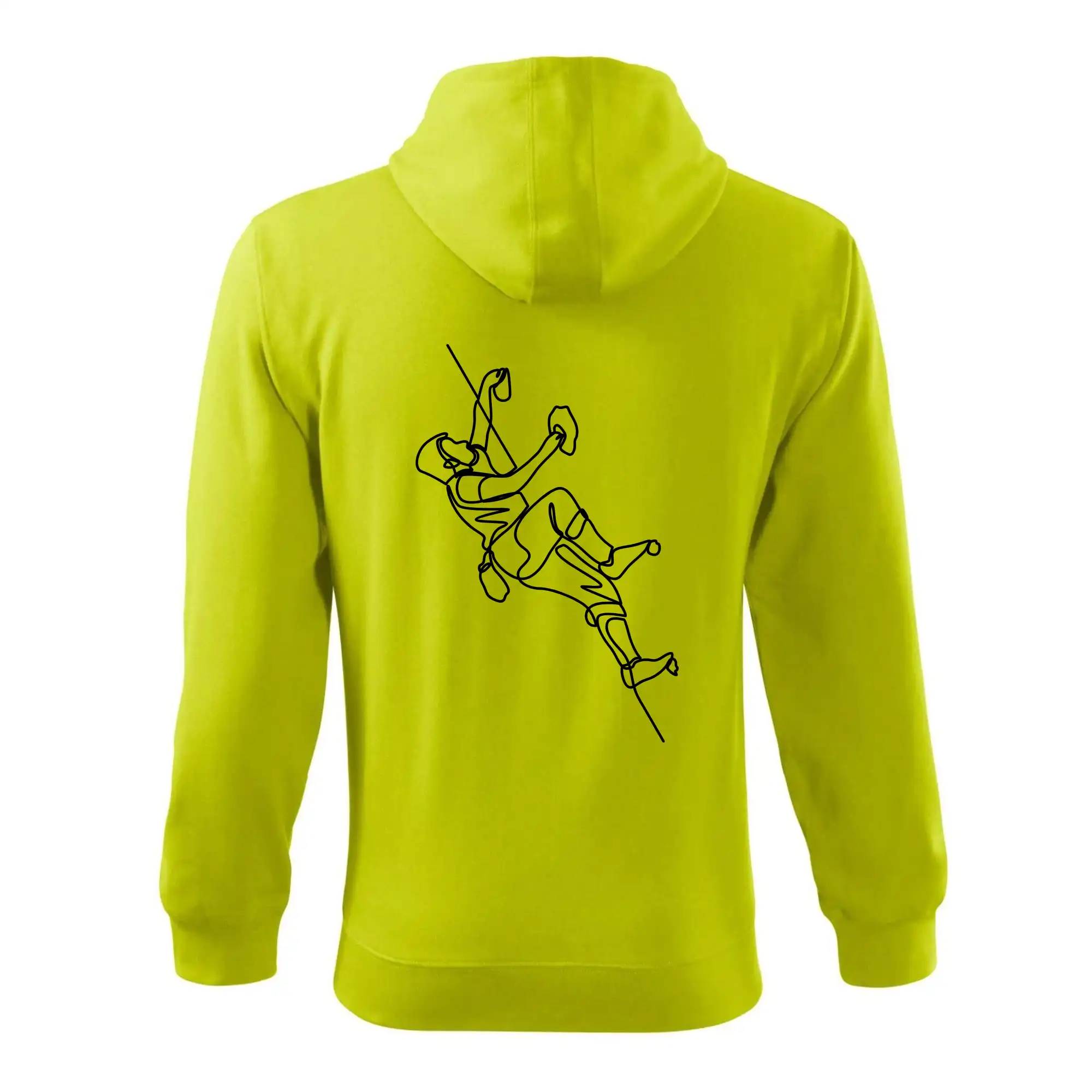 Lezecká stěna jedním tahem